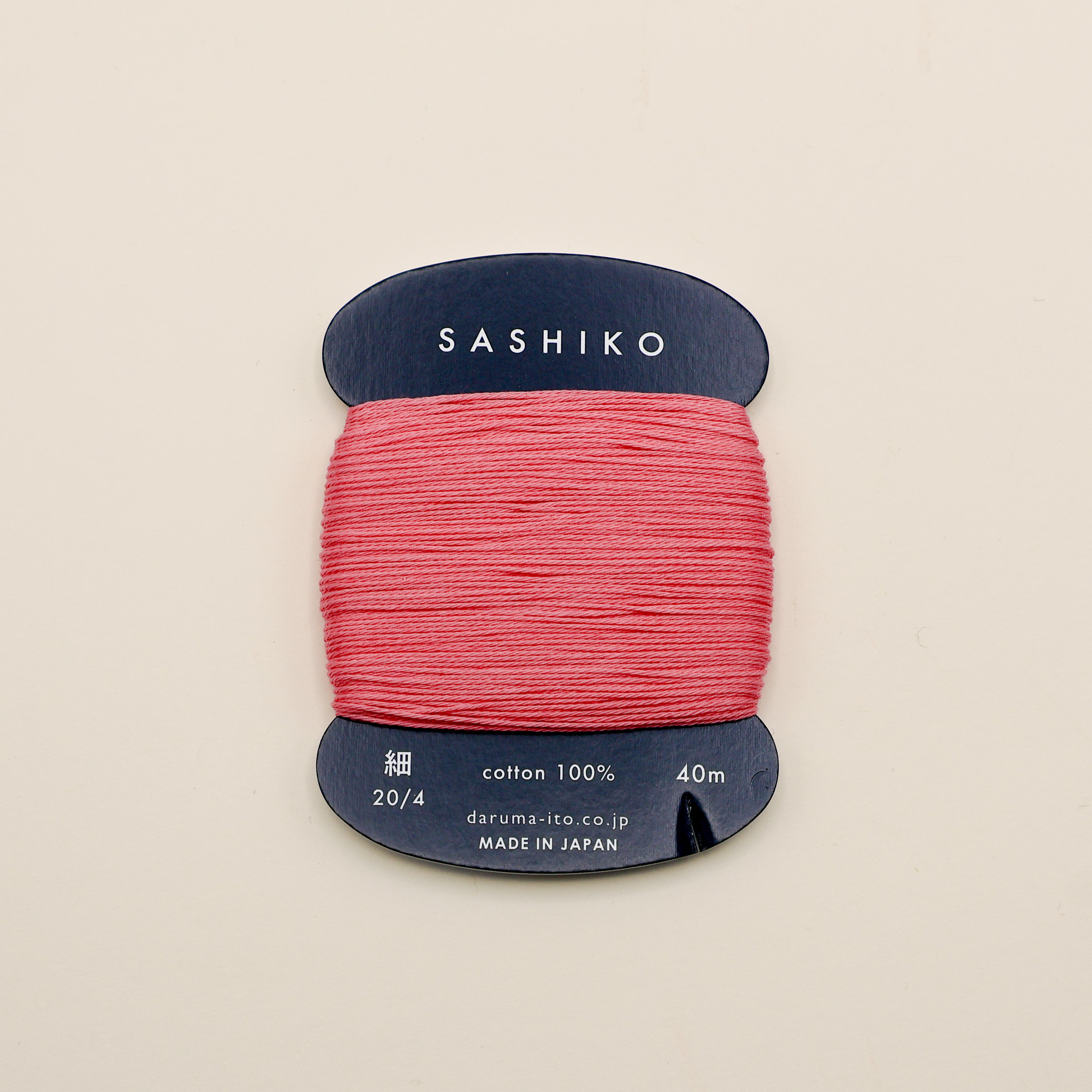 Sashiko tråd fra Daruma - Pink / 222