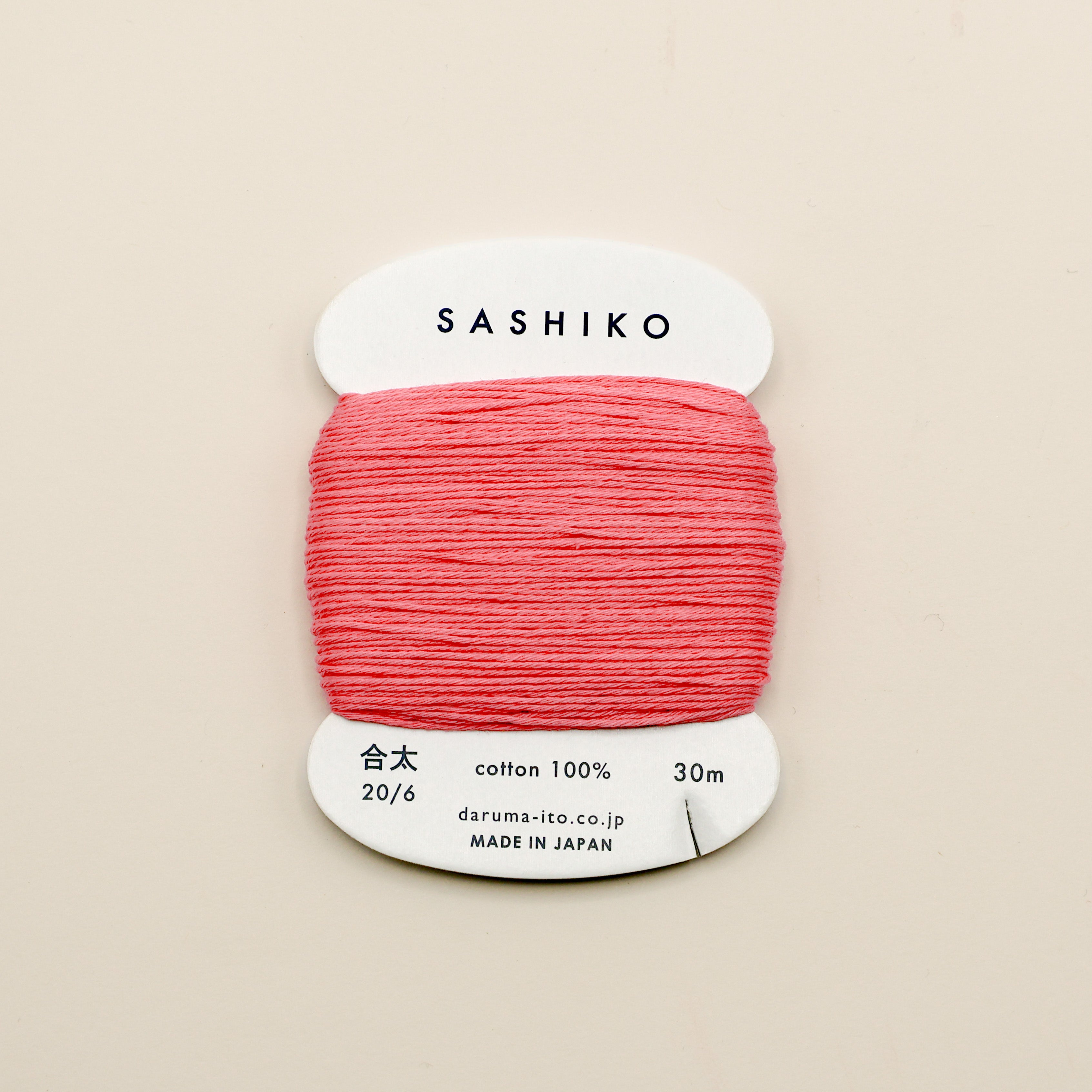 Sashiko tråd fra Daruma - Pink / 222