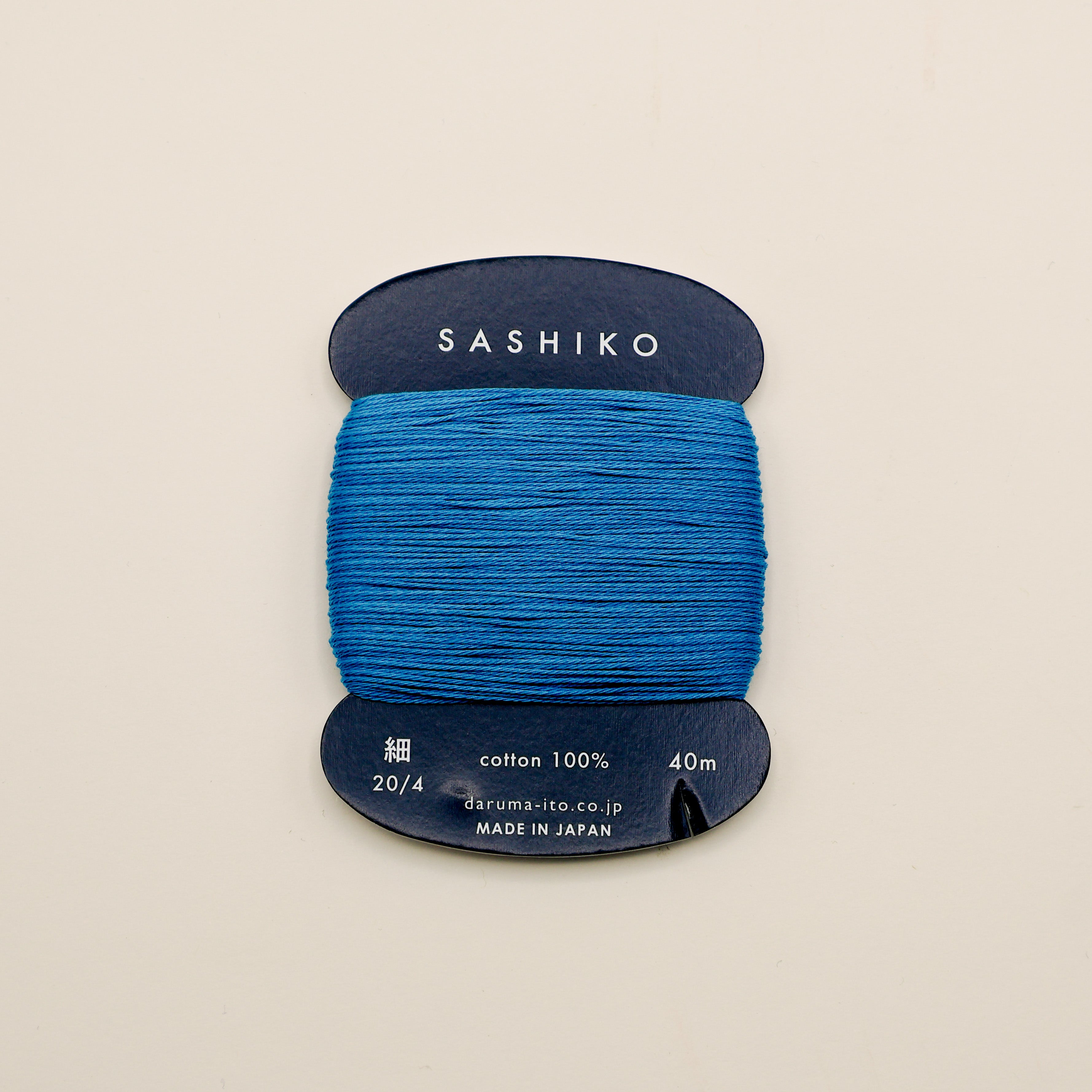 Sashiko tråd fra Daruma - Petrolblå / 224