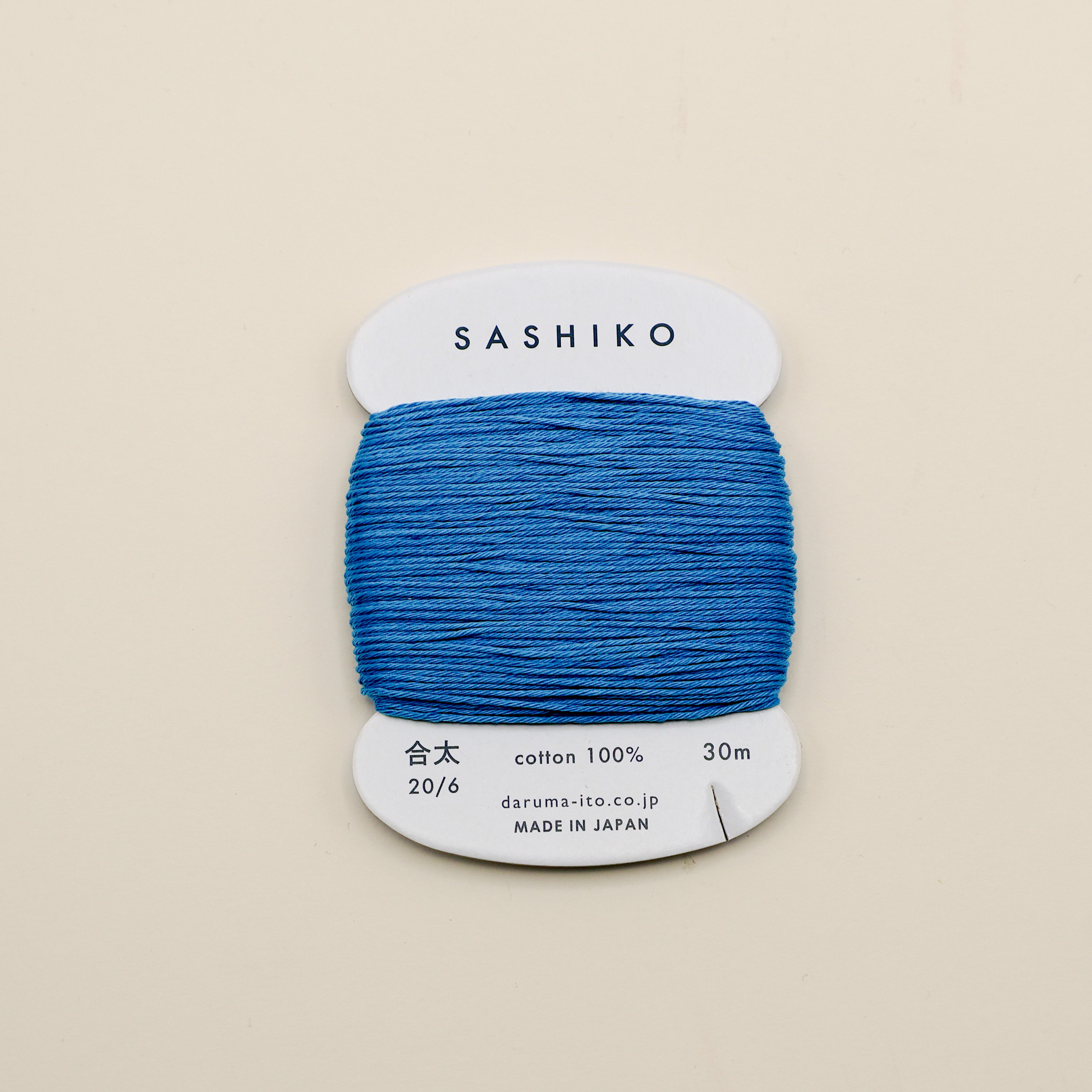Sashiko tråd fra Daruma - Petrolblå / 224