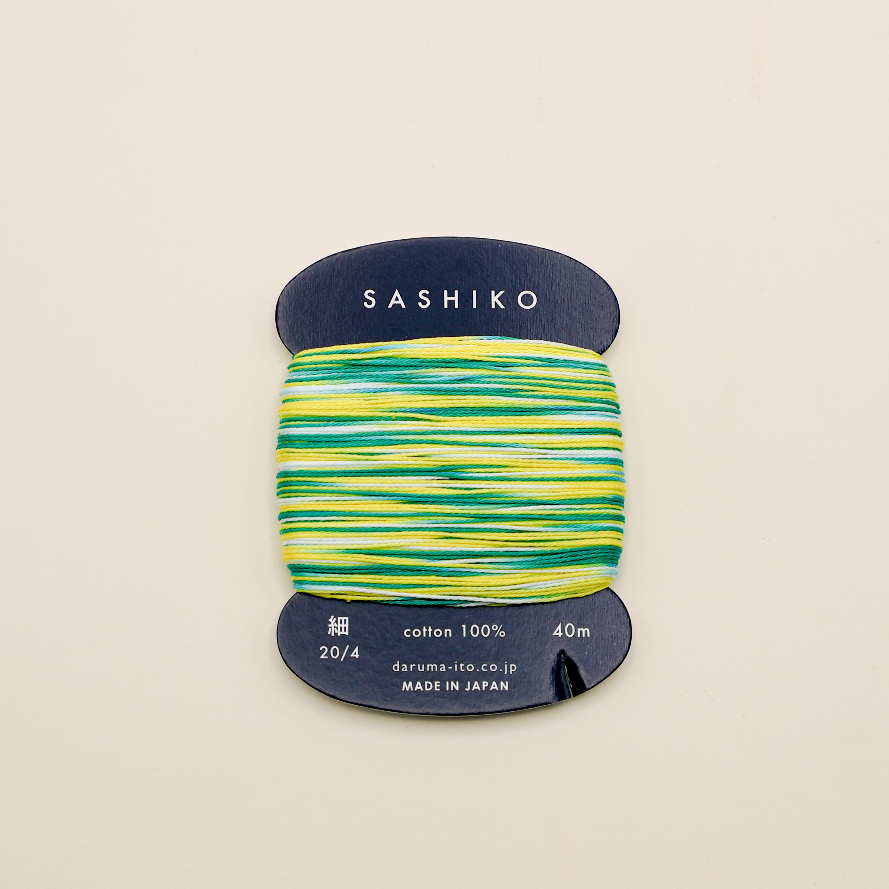 Sashiko KASURI tråd fra Daruma - Shaved Ice / 402
