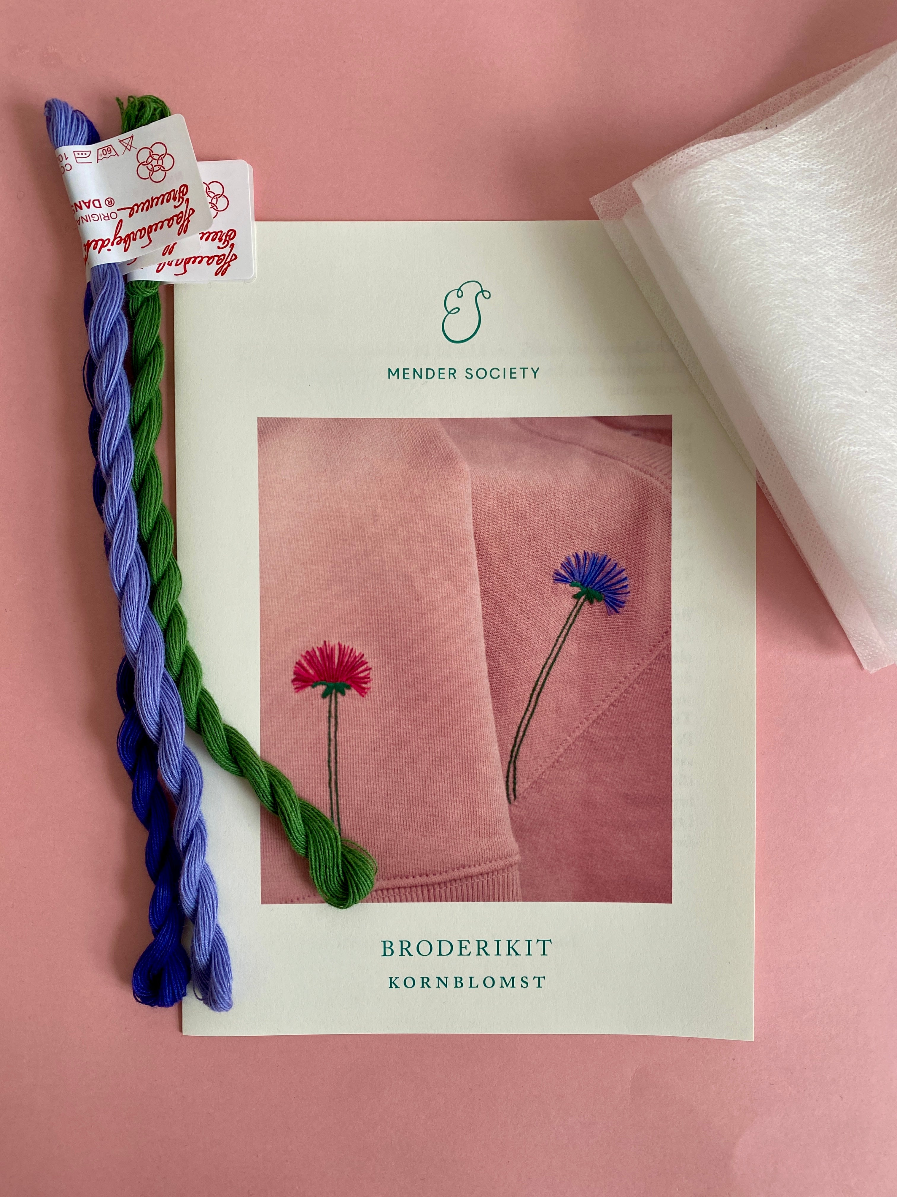 Maternity embroidery with Mender Society