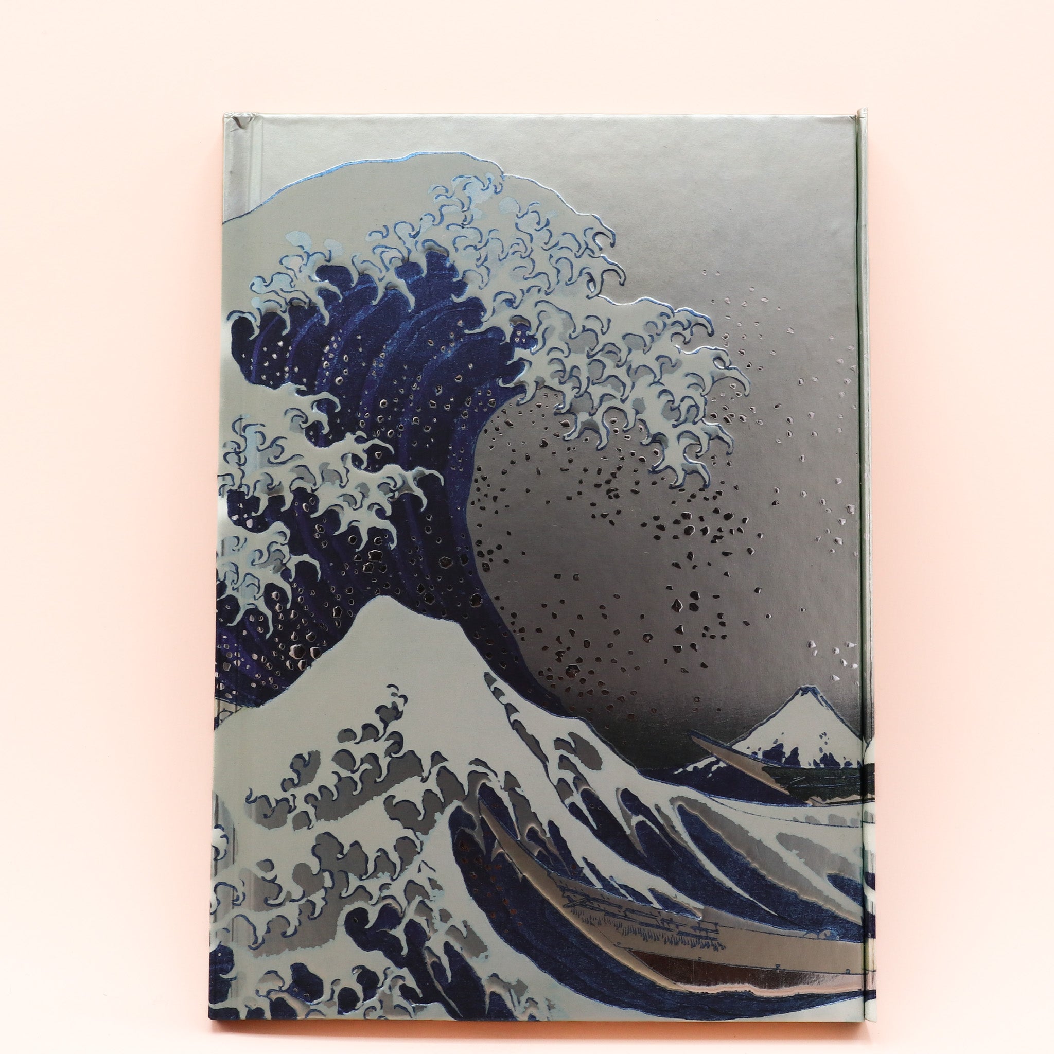 Notesbog Kanagawa Hokusai bølge bog