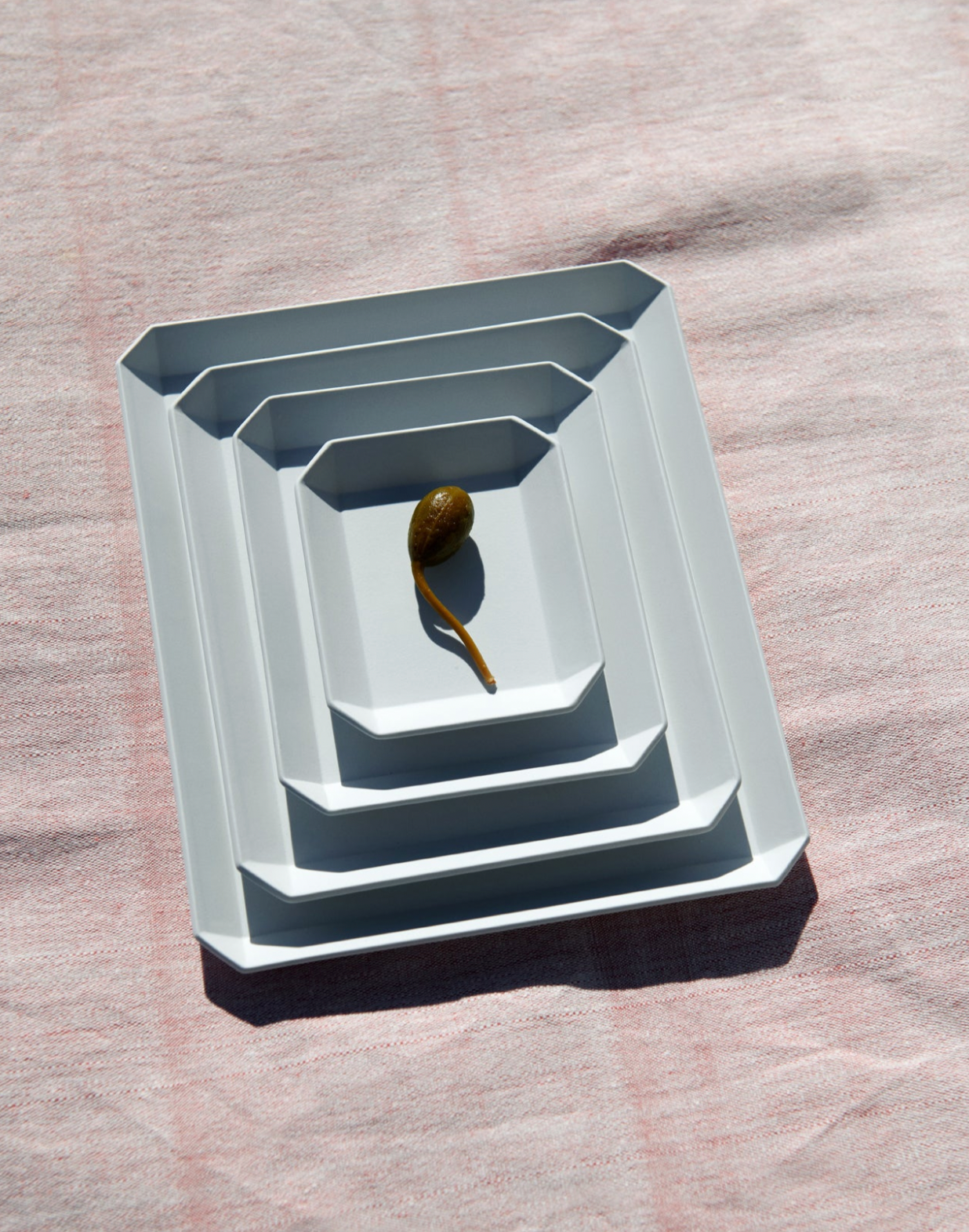 Arita - TY Square Plate ungalzed Grey 165 - 60%
