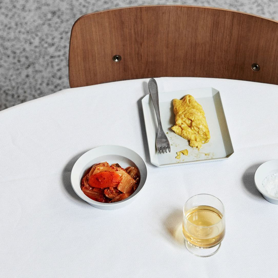 Arita - TY Square Plate unglazed Grey 200