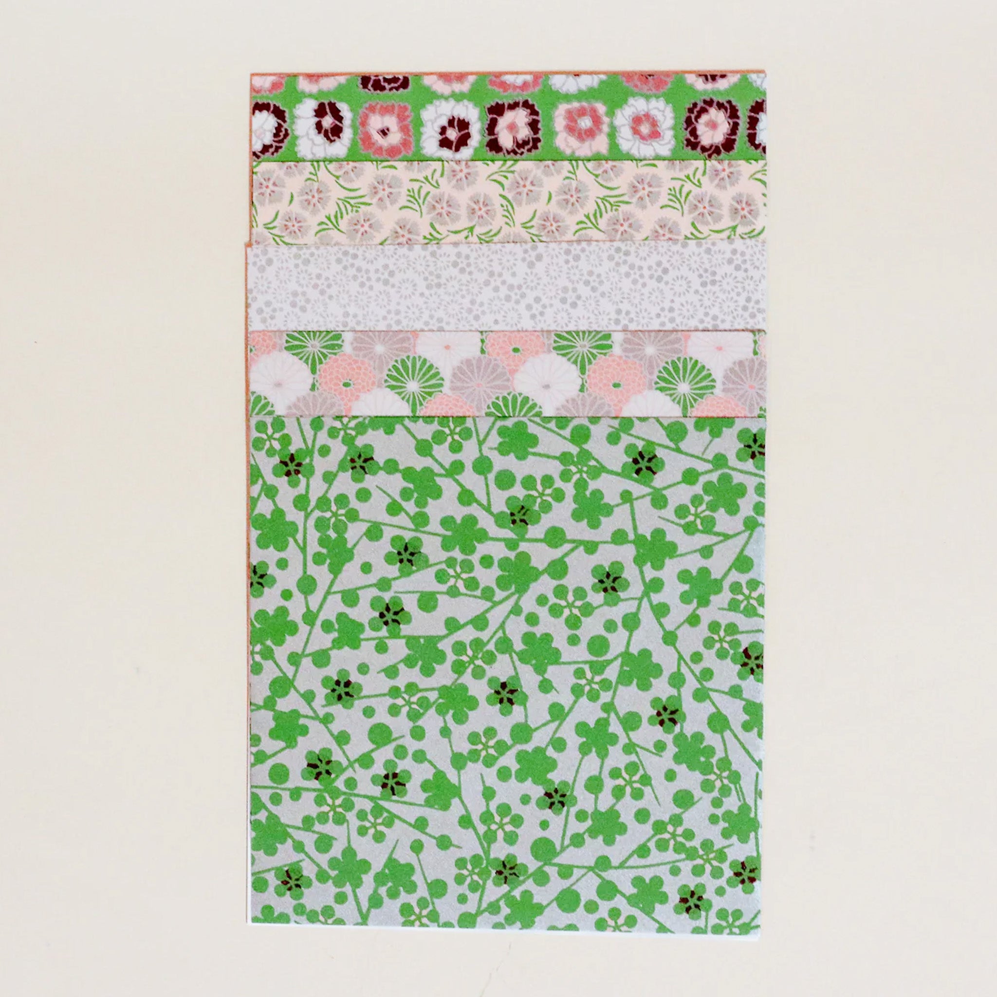 Origami med blomster (Flere varianter)