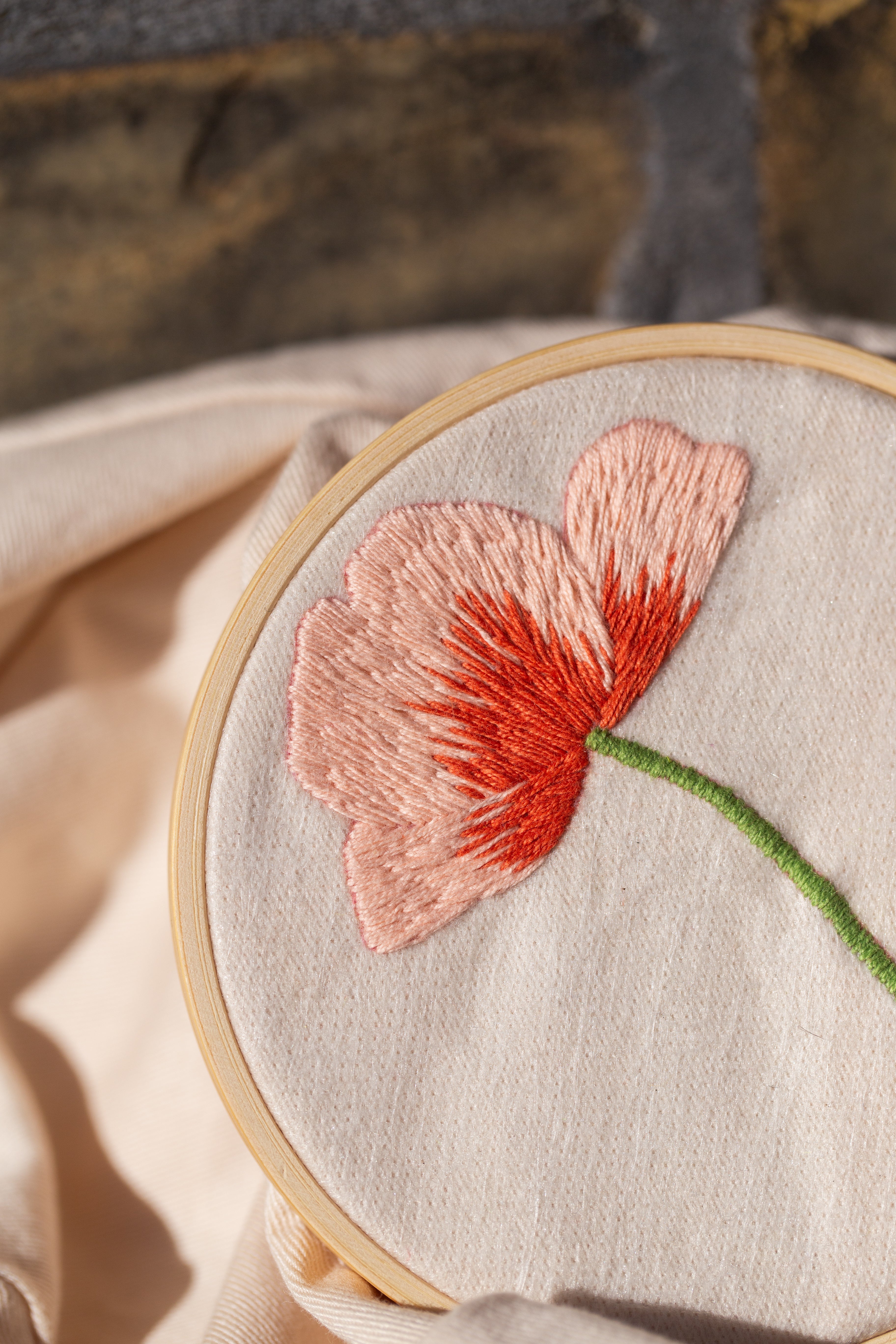 Broderikit Valmue