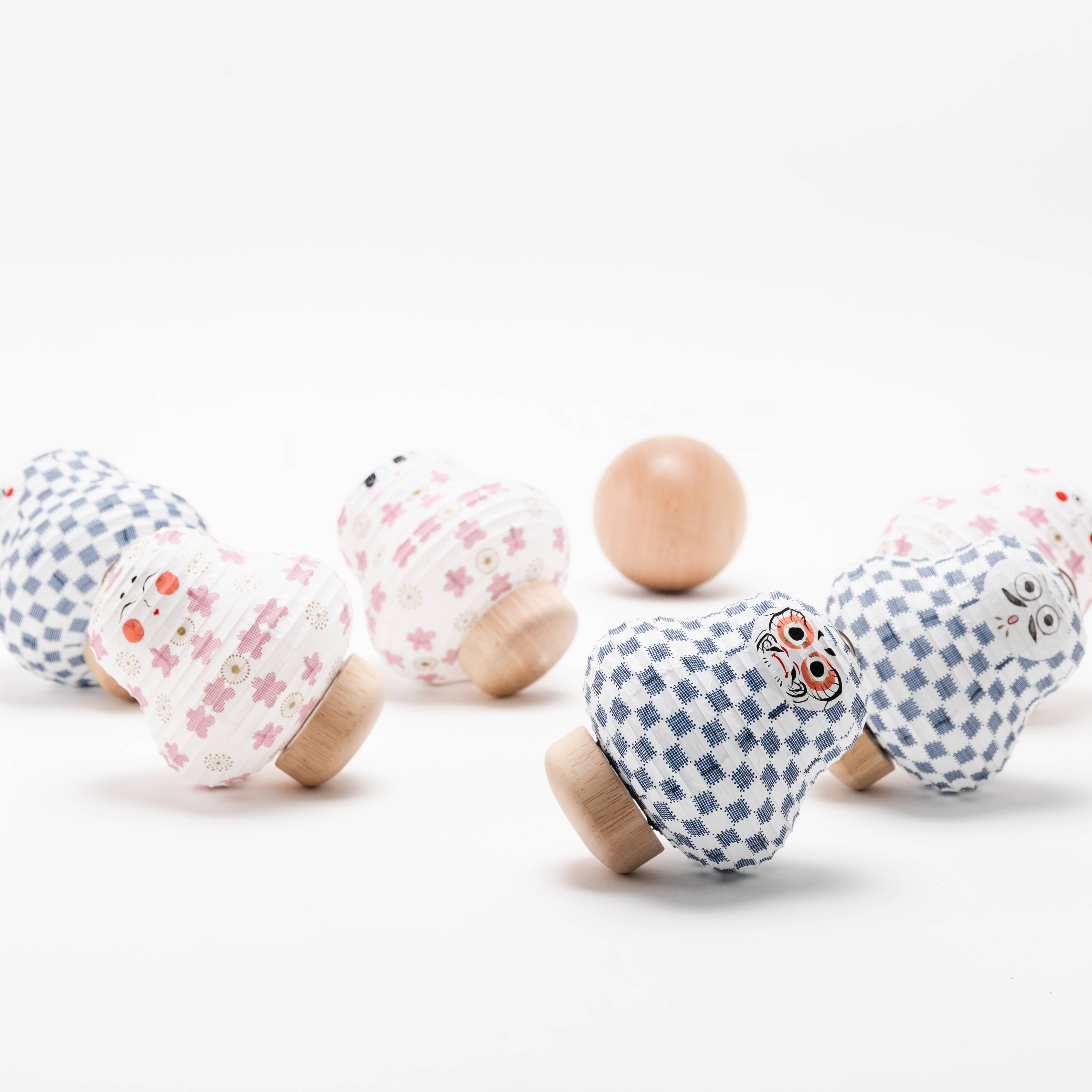 Mame cocolan lampe - Daruma i pink