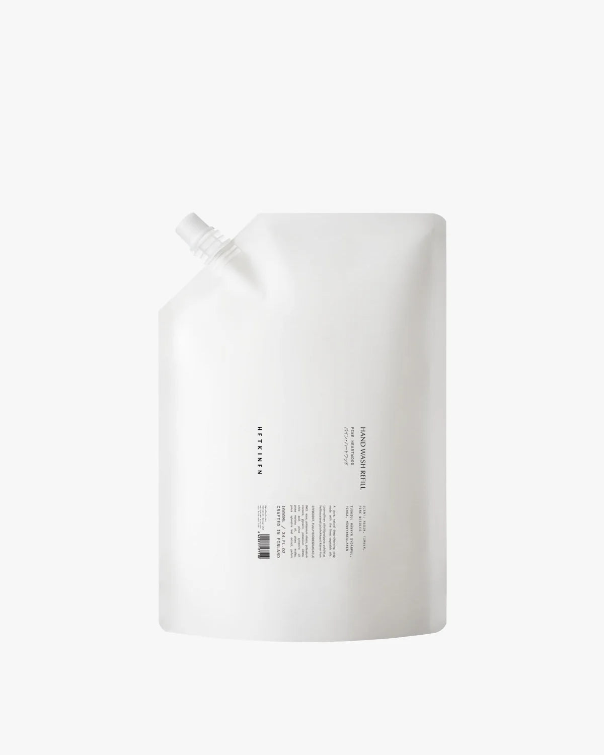 Pine Heartwood håndsæbe 1000 ml refill - Hetkinen