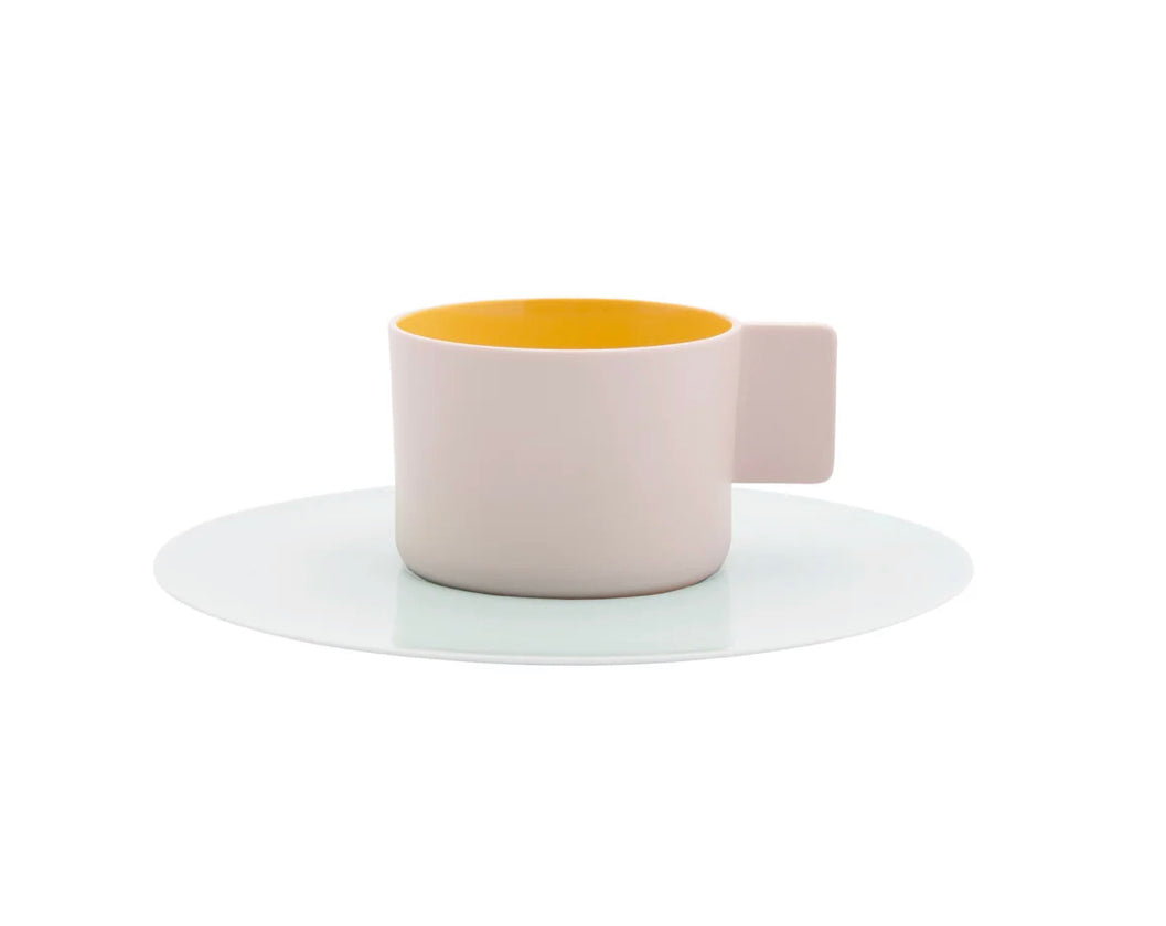 Arita - S&B Coffee Cup and Saucer Light Pink