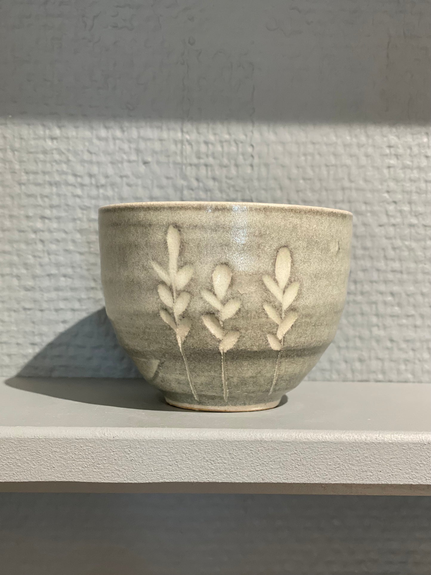 Lille japansk tekop med motiv af korn