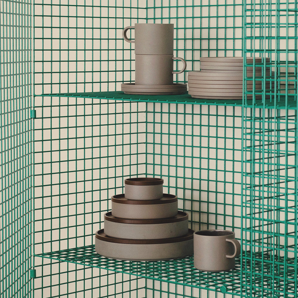 Hasami Porcelain - Kopper med hank // Natur brun
