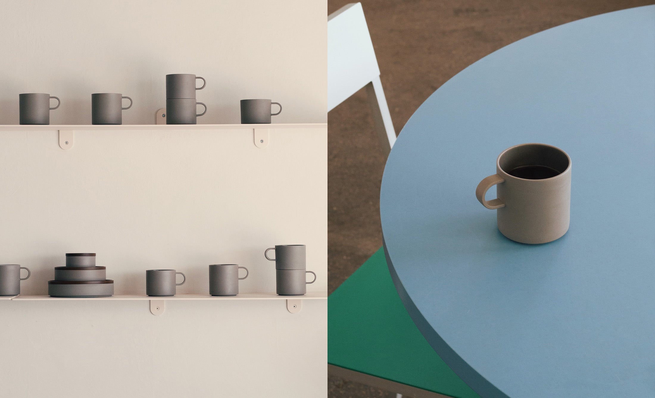 Hasami Porcelain - Tallerkener // Natur brun