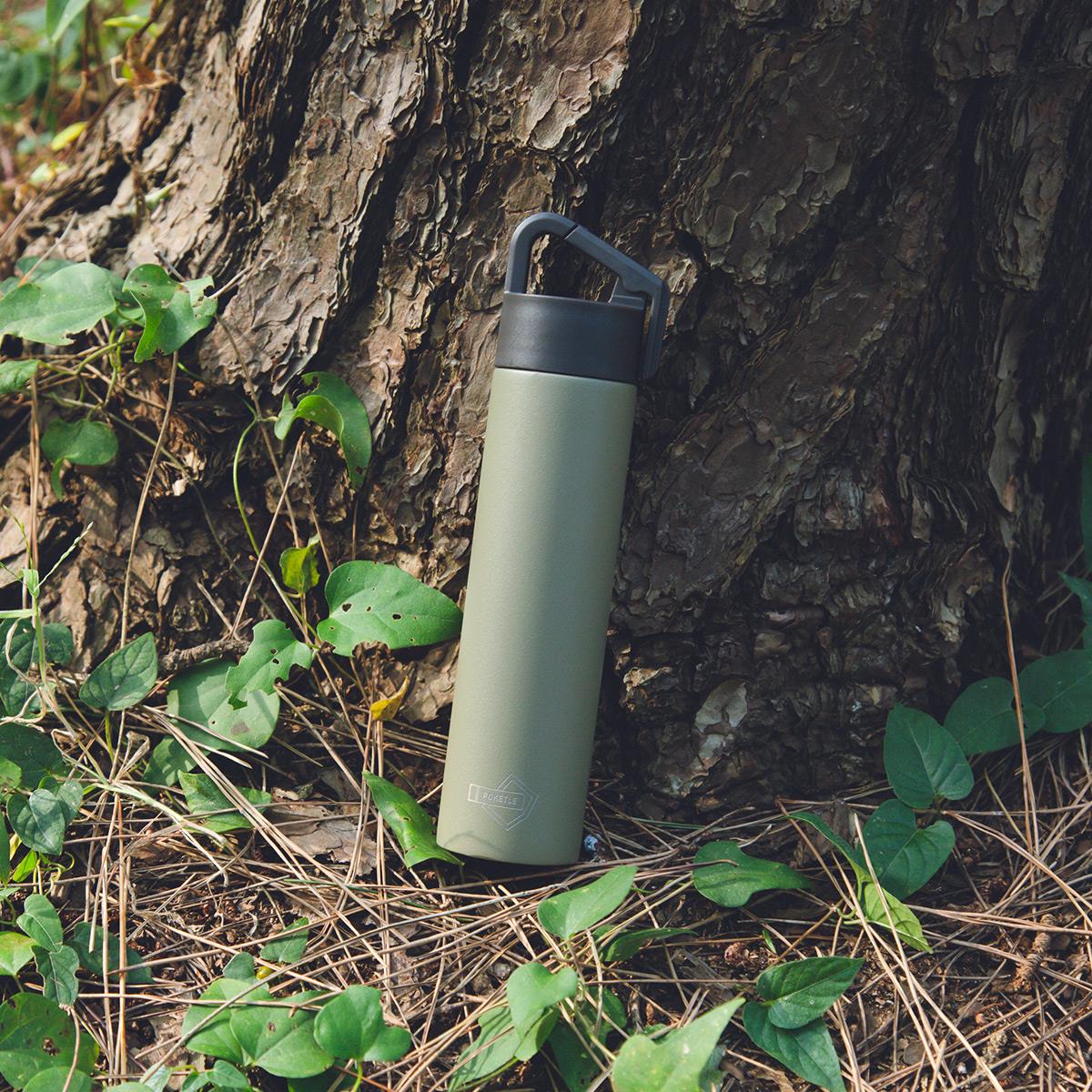 Pocketle thermos cups with handle