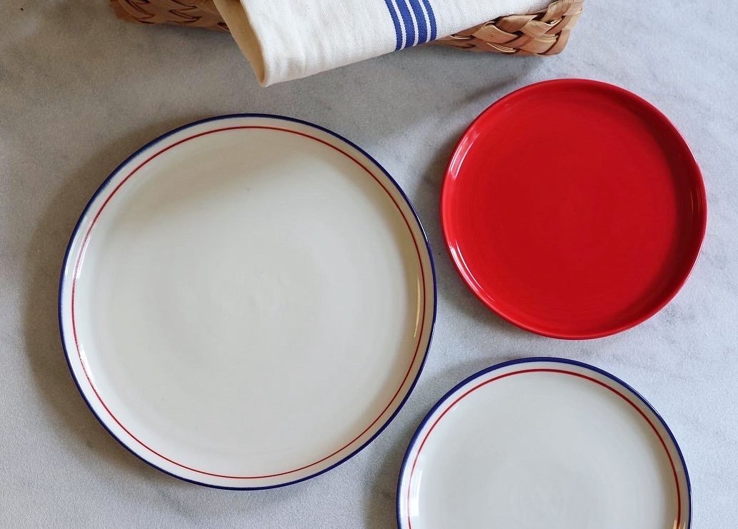 Tallerken rød - Sakura Copenhagen