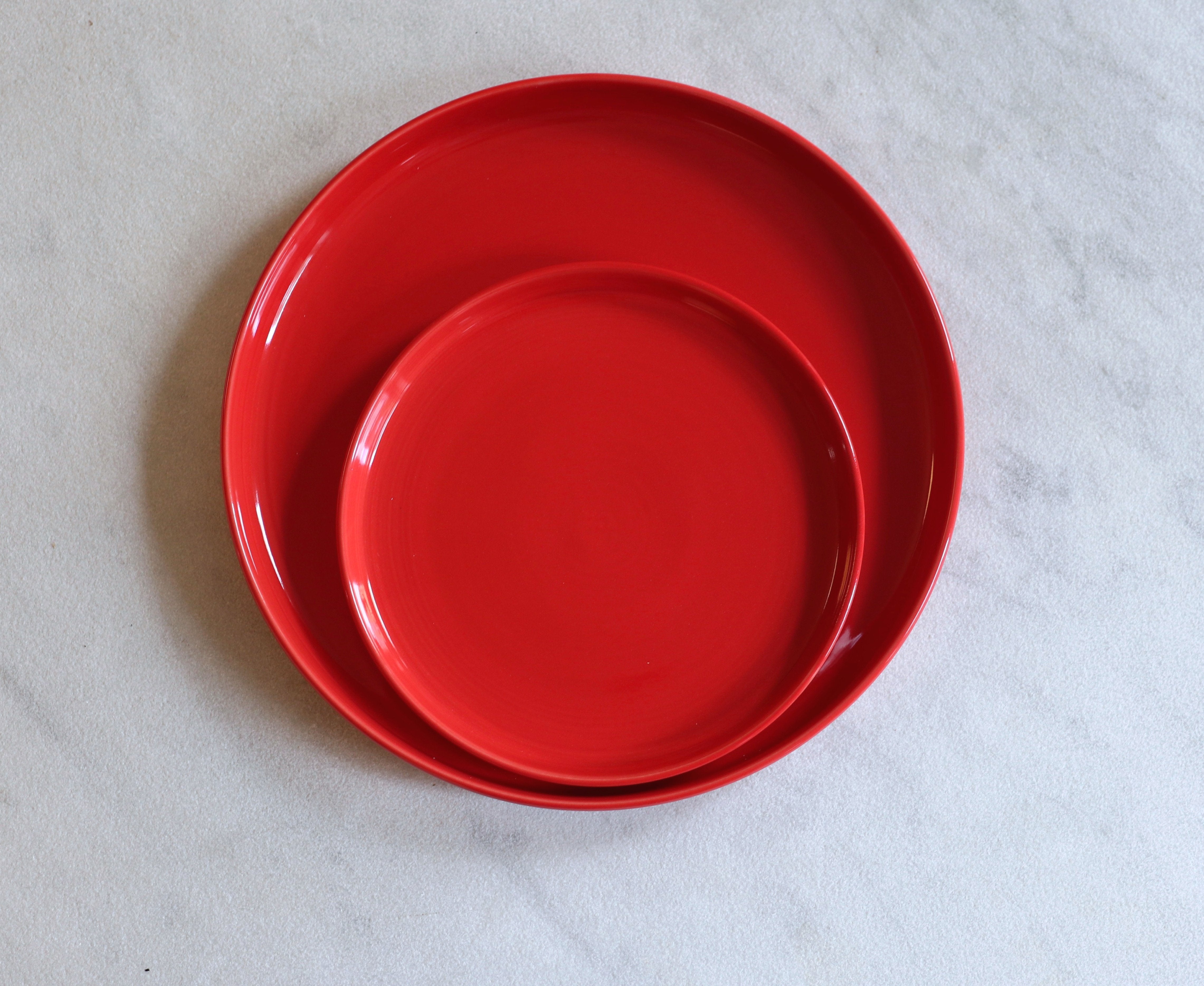 Tallerken rød - Sakura Copenhagen