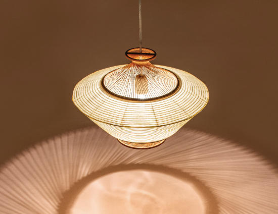 Japanese bamboo pendant: RON