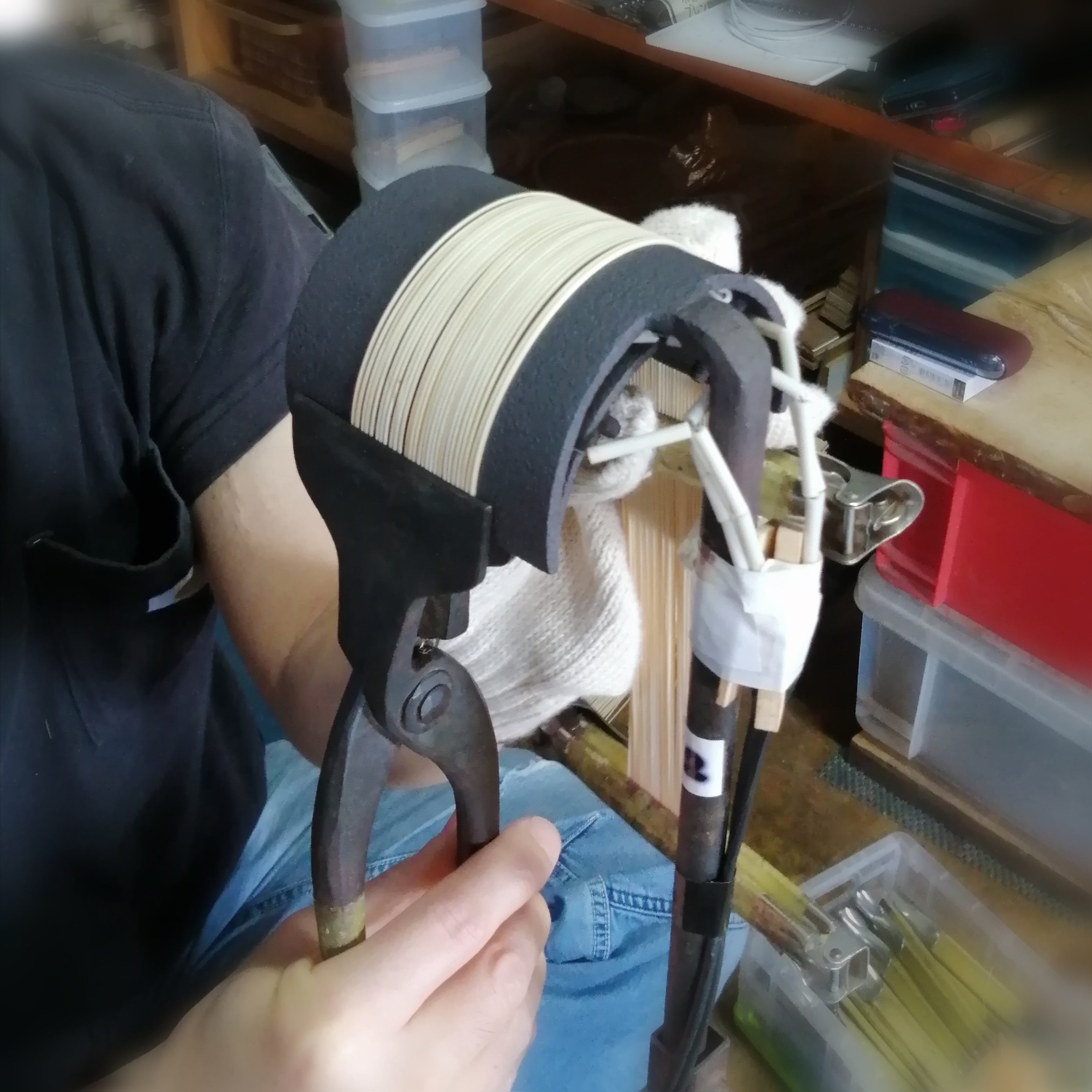 Japanese bamboo pendant: RON