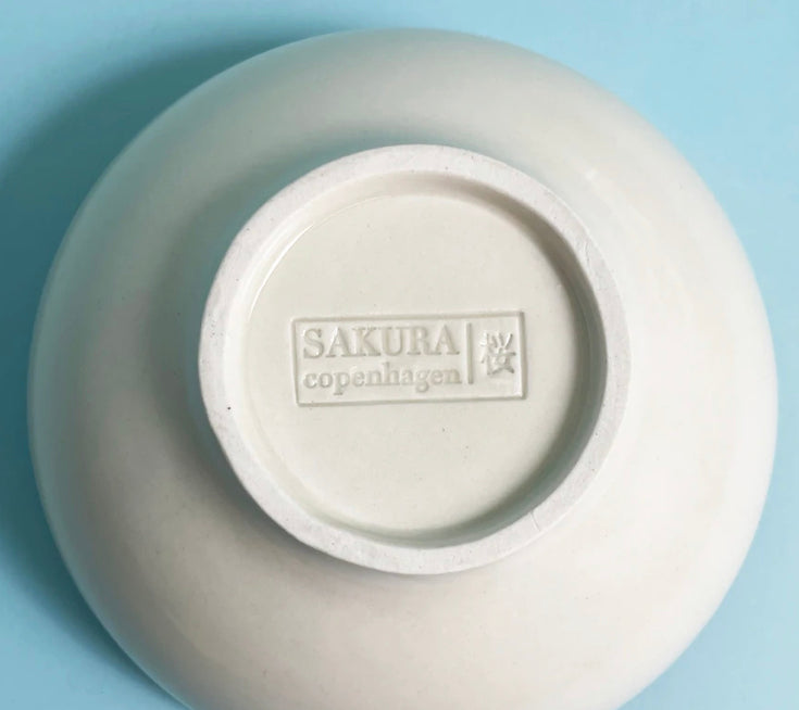 Sakura Stel - Bowl with blue and red stripe