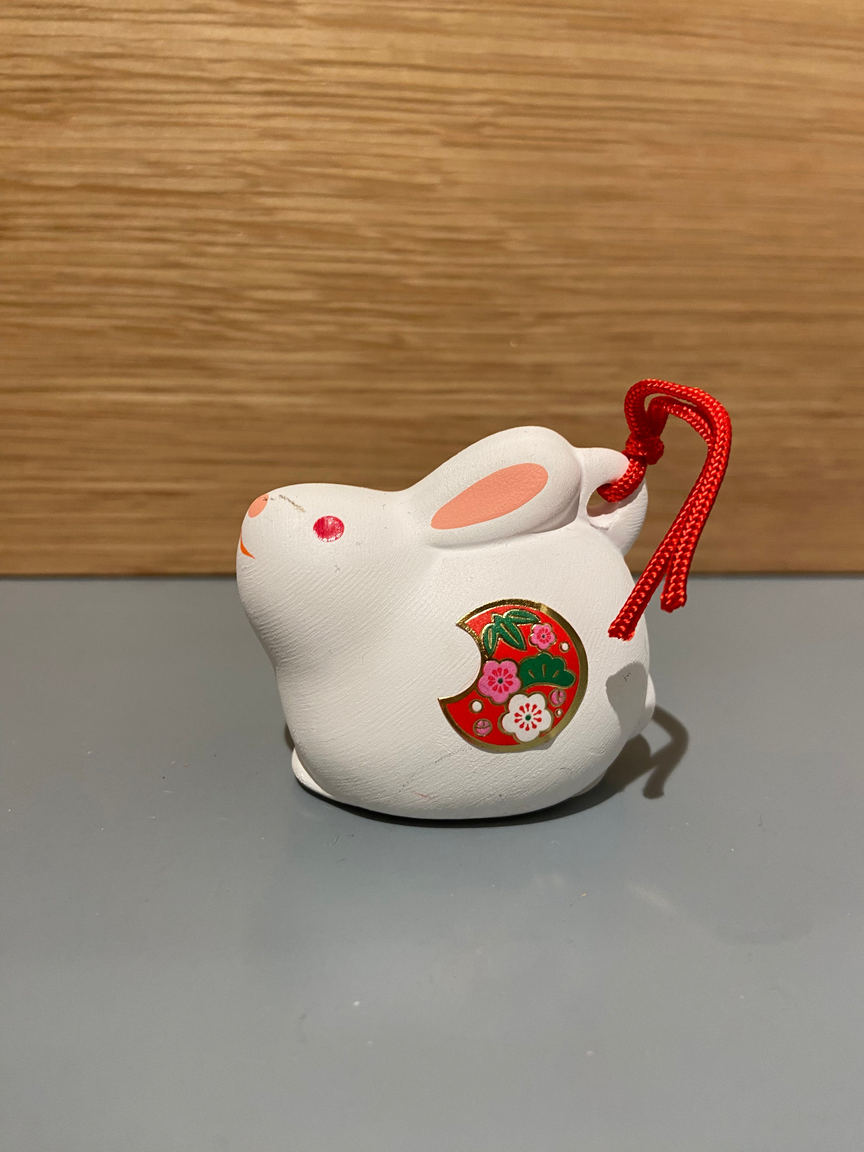 Japanese ceramic bell - Rabbit