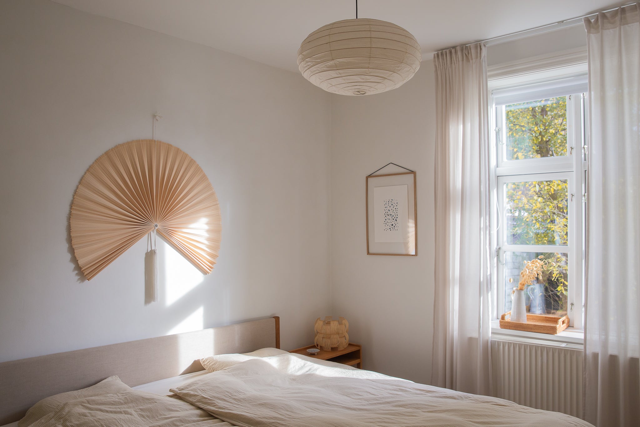 Yume vifte - Natur og hvid