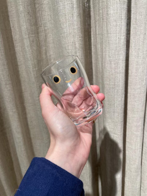 Japanese glasses with eyes
