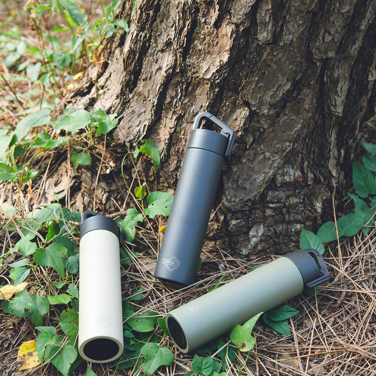Pocketle thermos cups with handle
