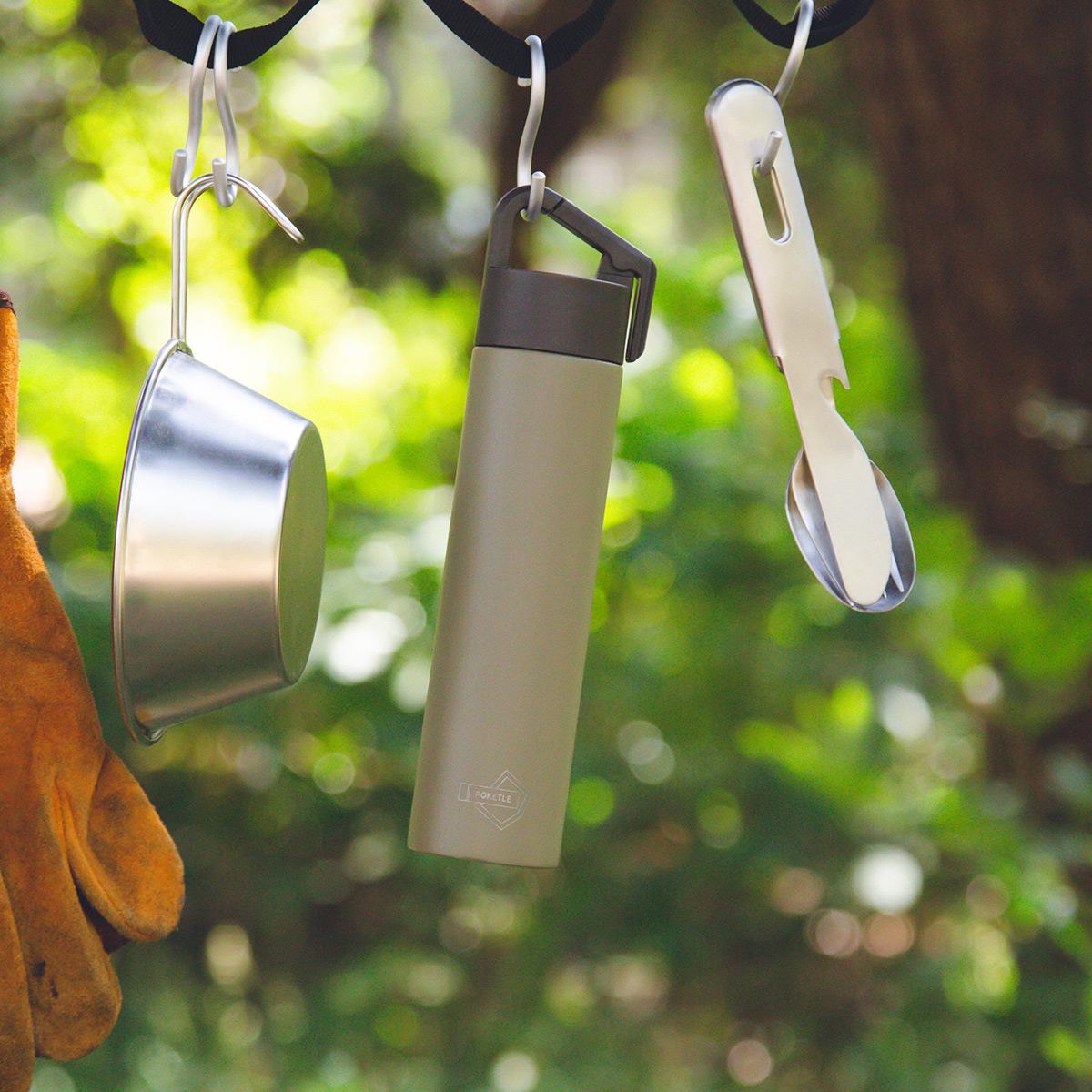 Pocketle thermos cups with handle