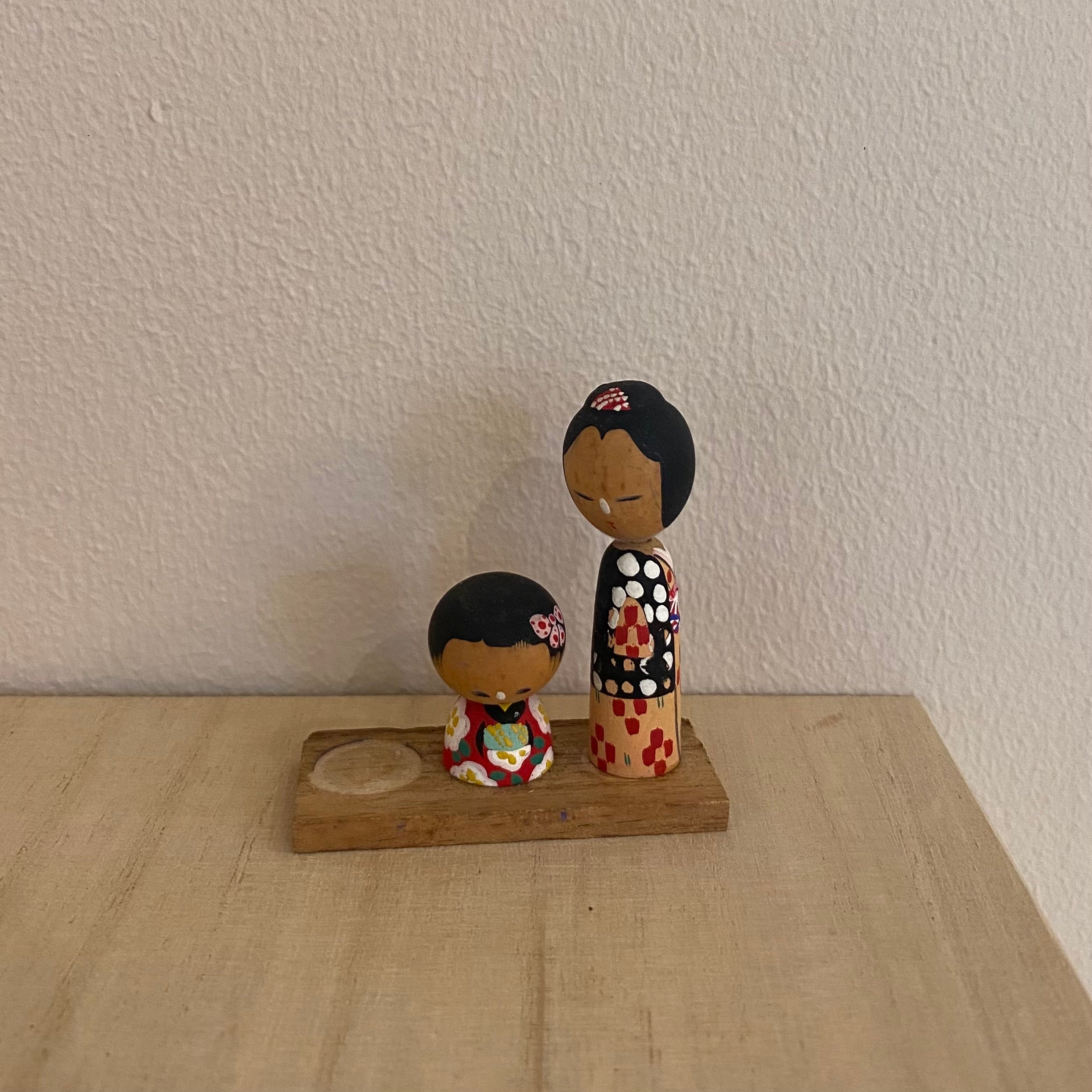 Small unique wooden figurines