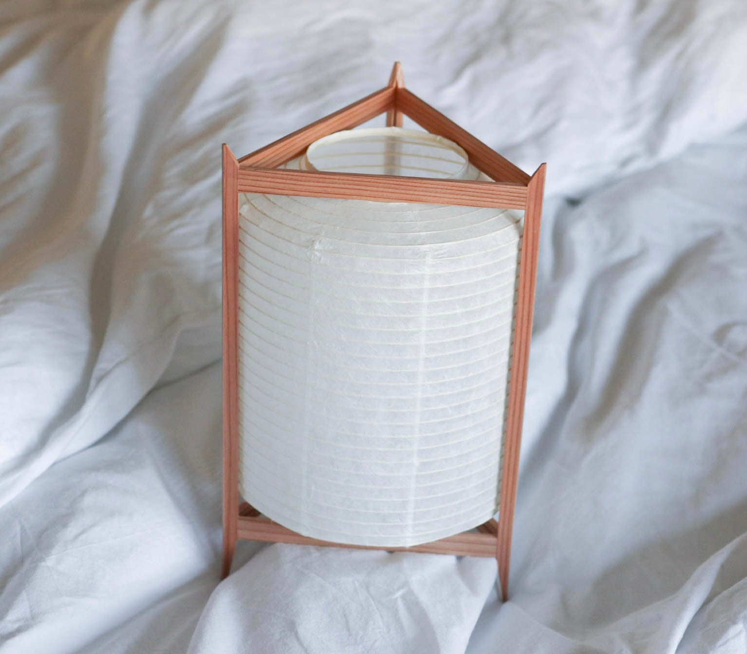 Rice paper lamp: wireless LED