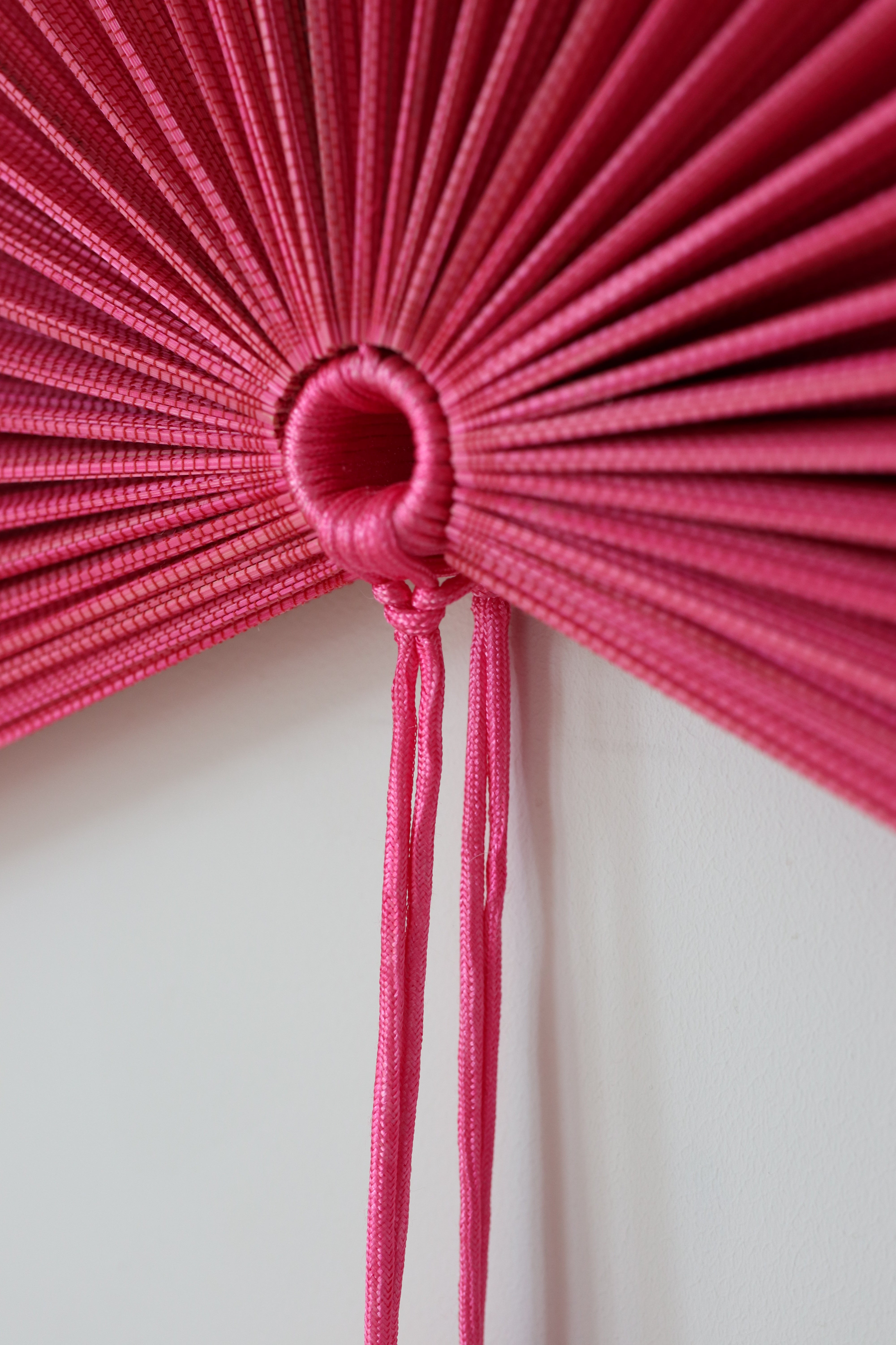 Bamboo fan pink