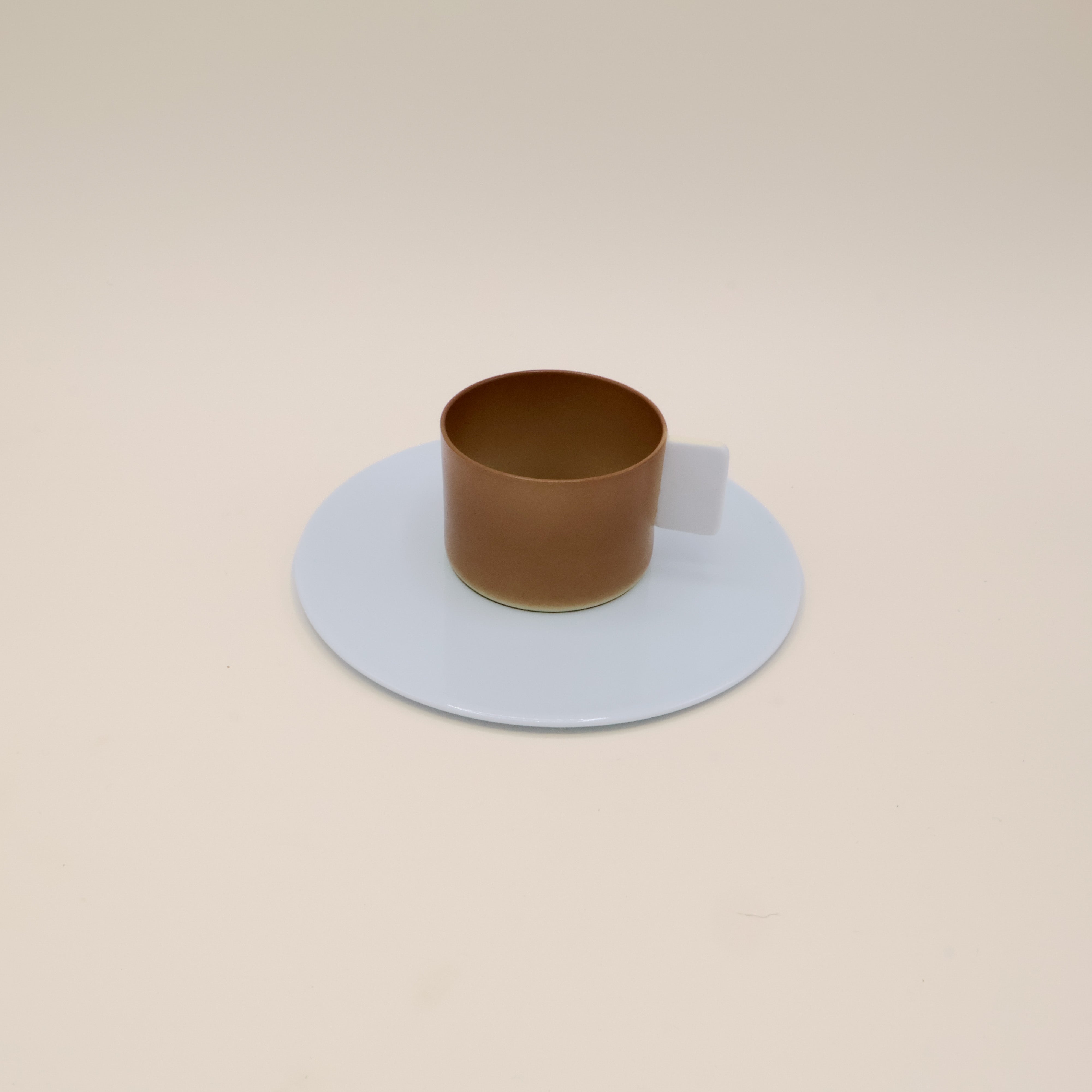 Arita - S&B Coffee Cup and Saucer Light Brown
