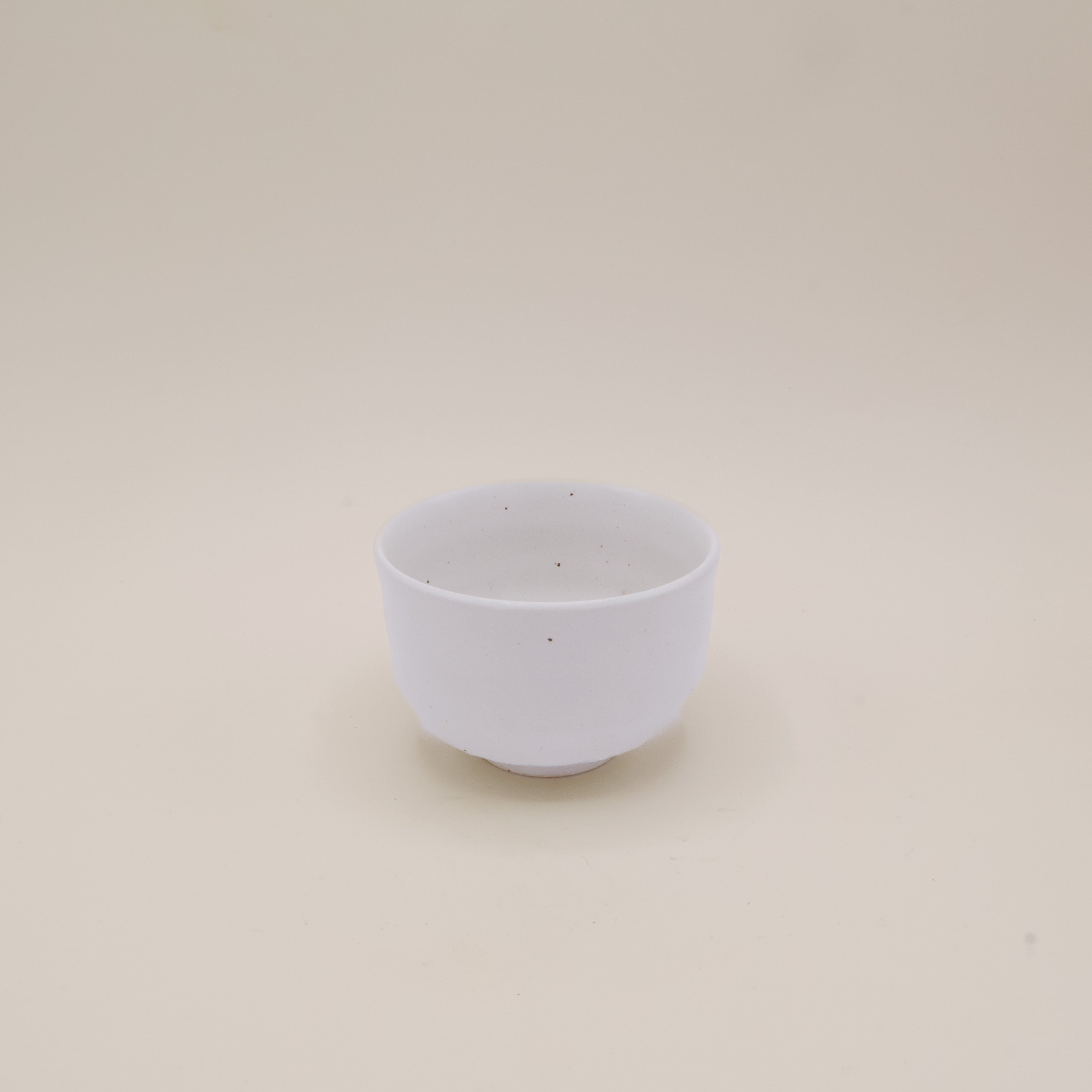 Japanese cup with white glaze - Matte