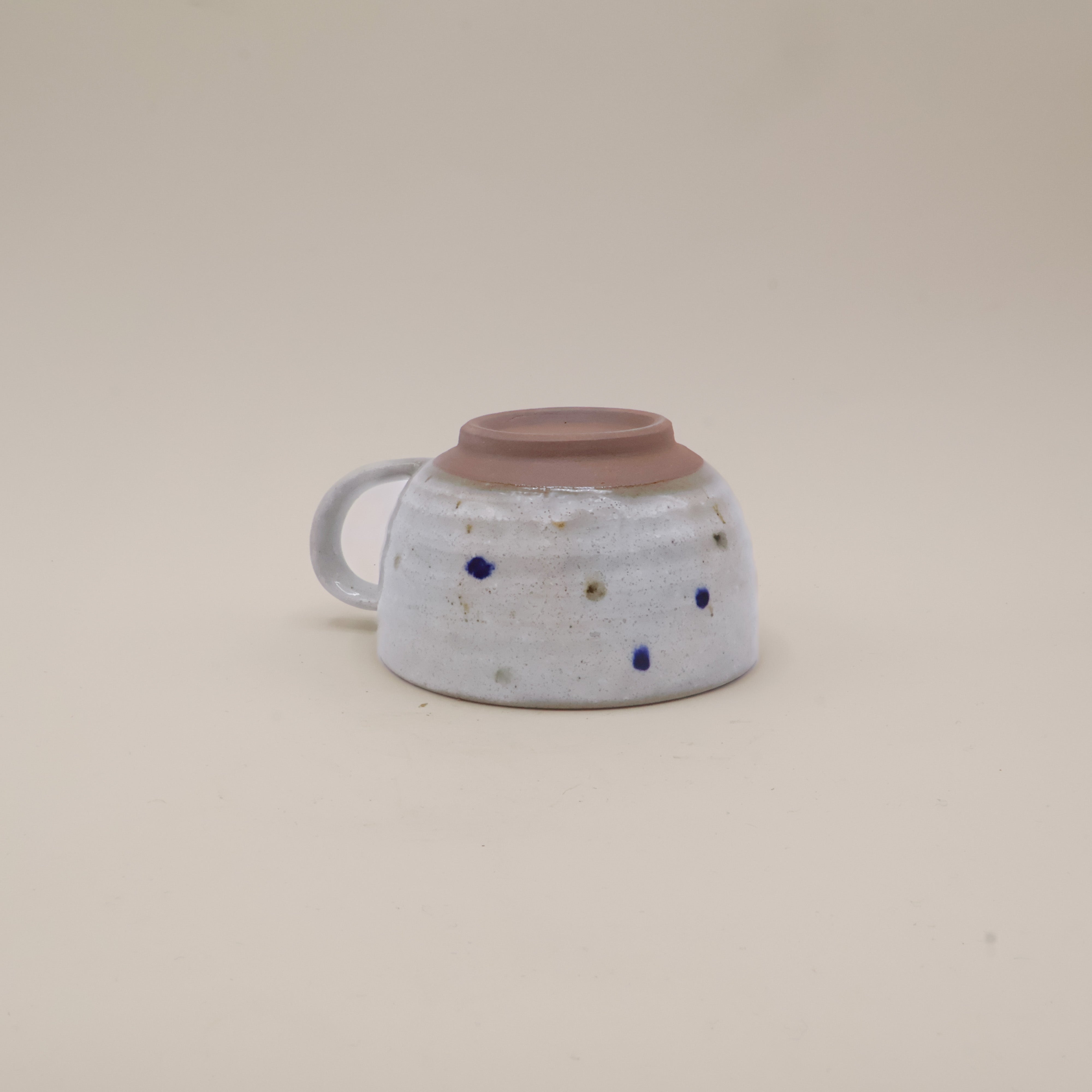 Cappuccino cup with dots
