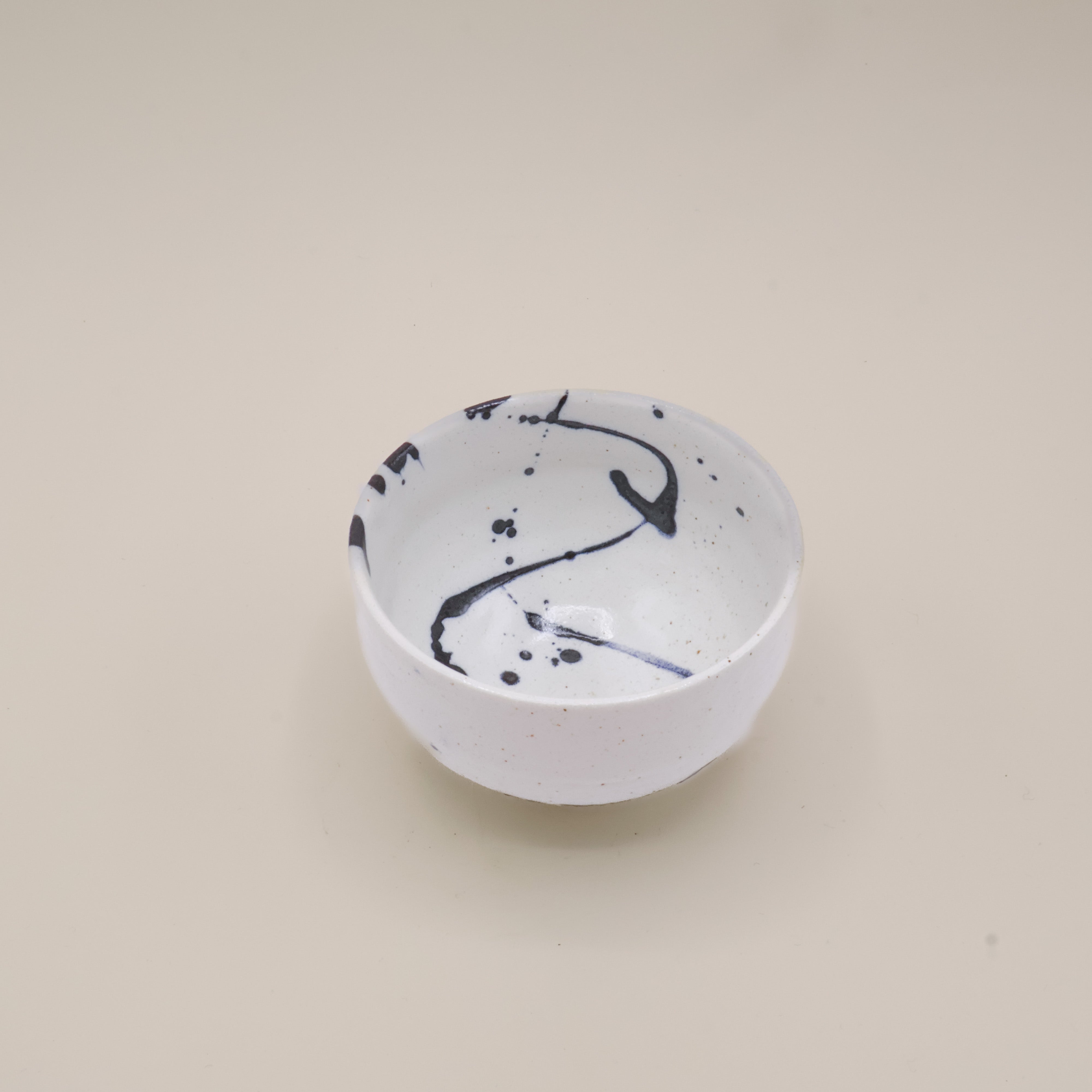 Japansk kop med blå splash mønster