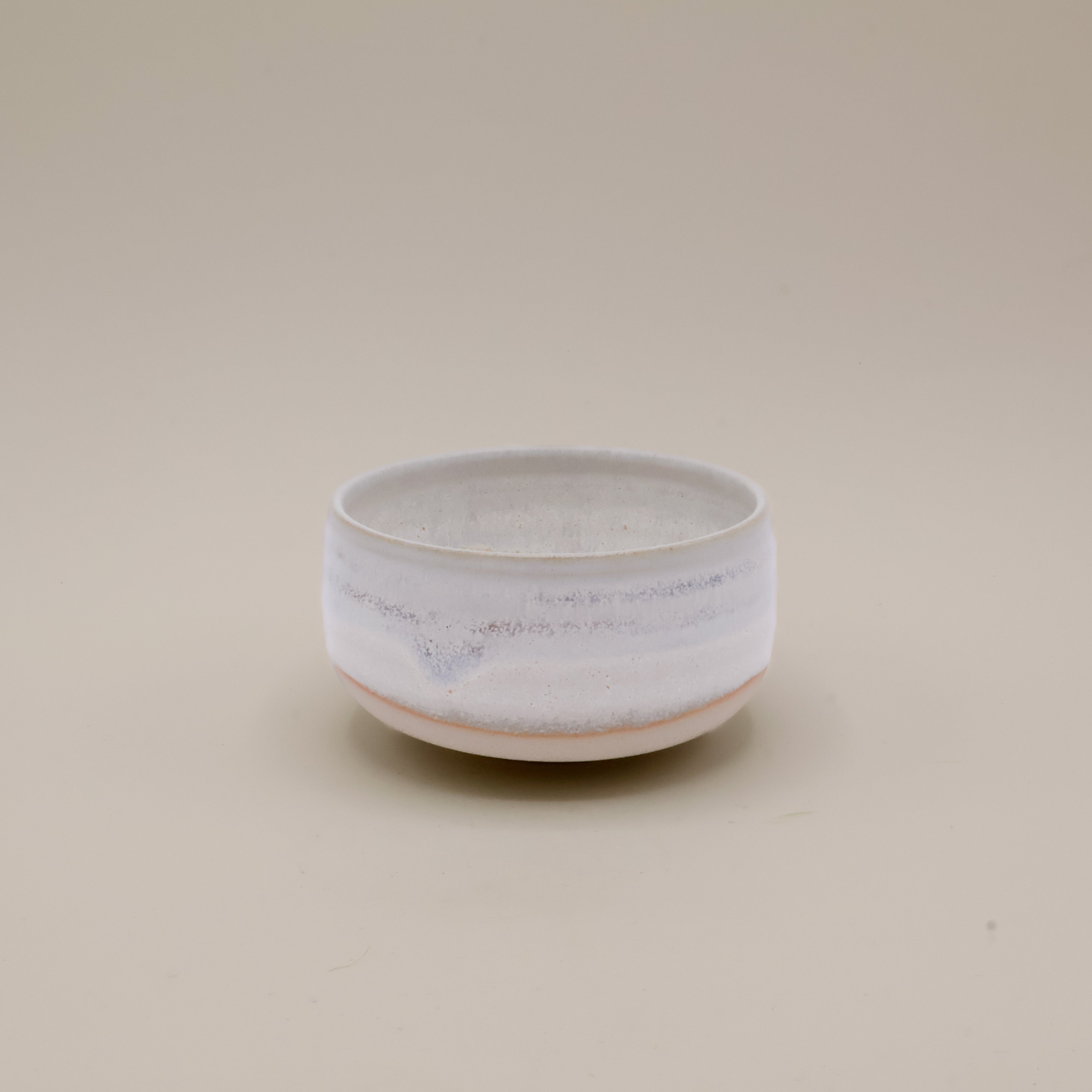 SHIRO - Signe Schmidt matcha cup/bowl in white with light blue tint