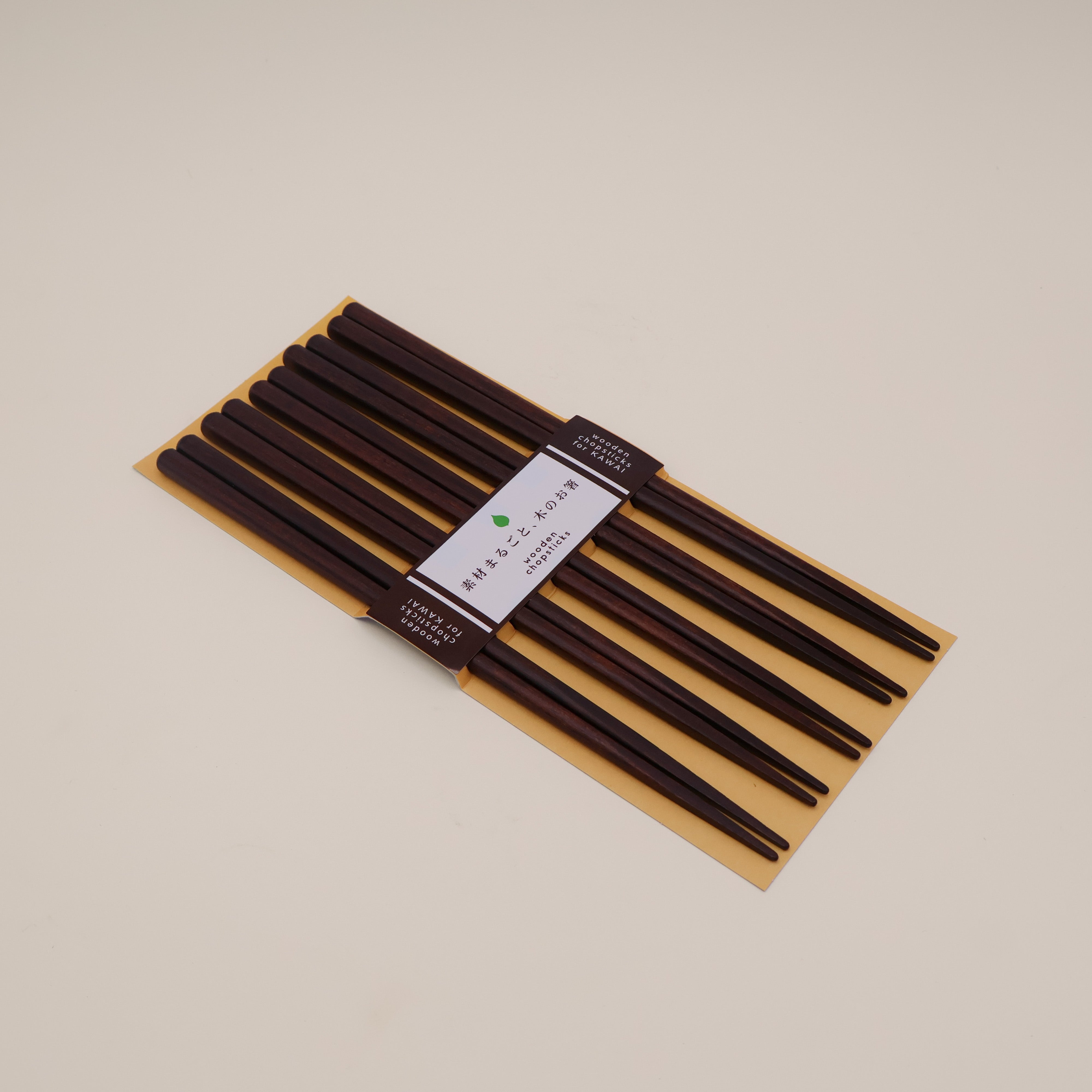 Wooden chopsticks, dark brown