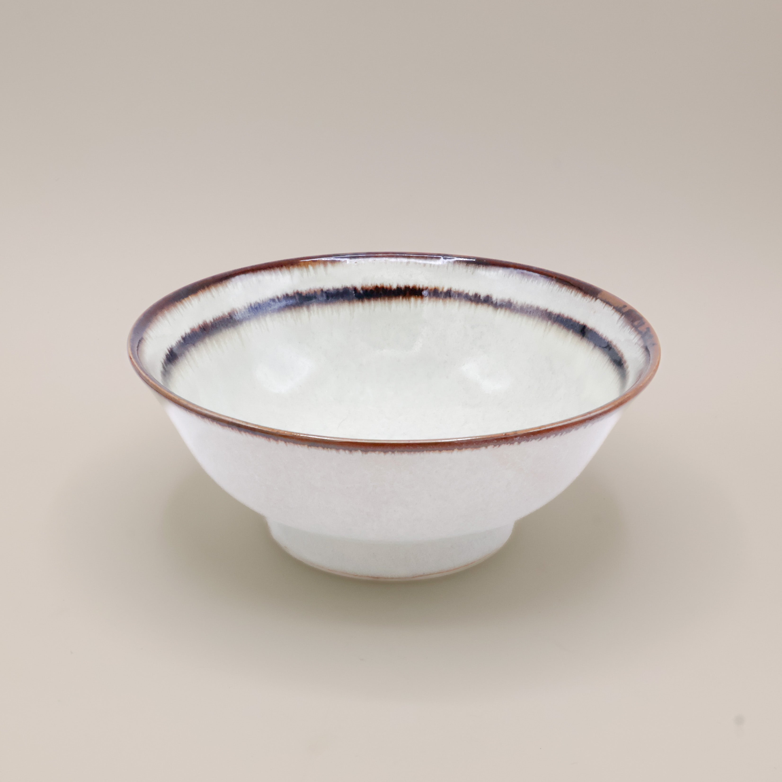Brown stripe - Large ramen bowl Ø21