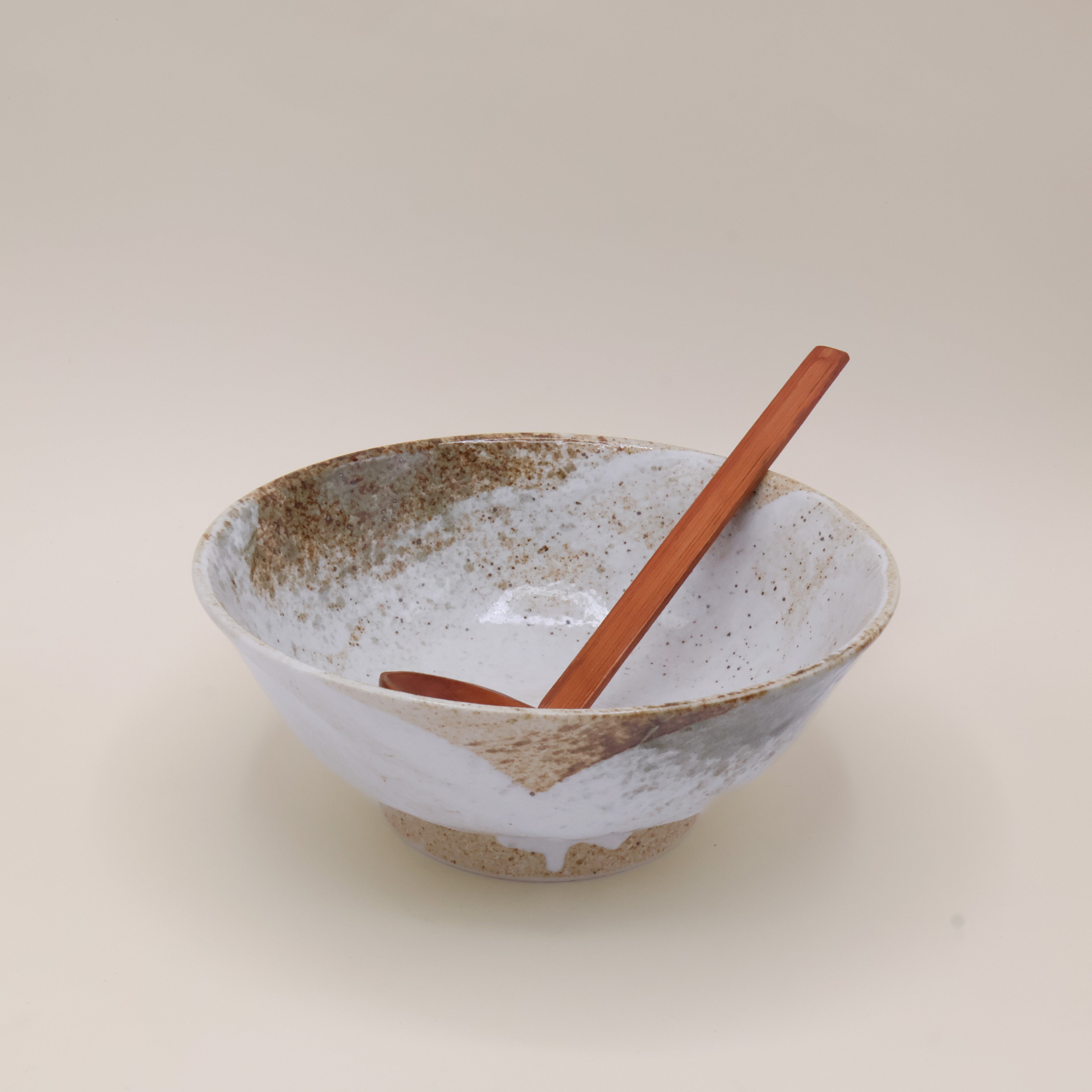 Brunt splash - Ramenskål Ø21