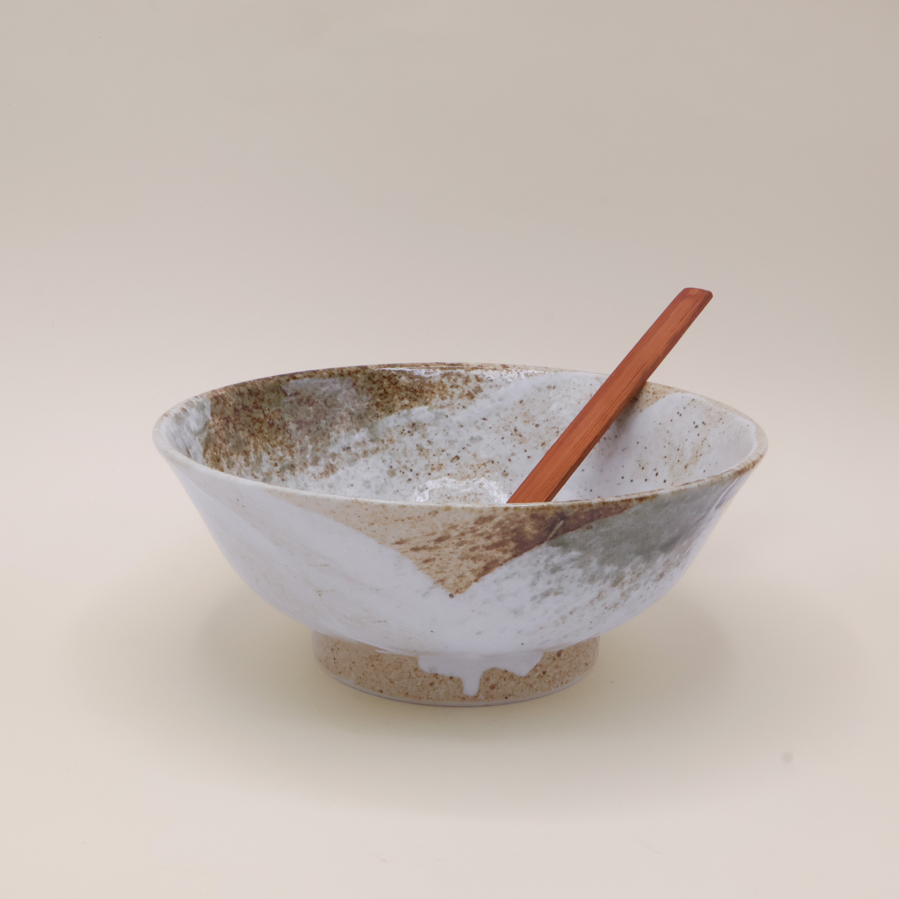 Brunt splash - Ramenskål Ø21