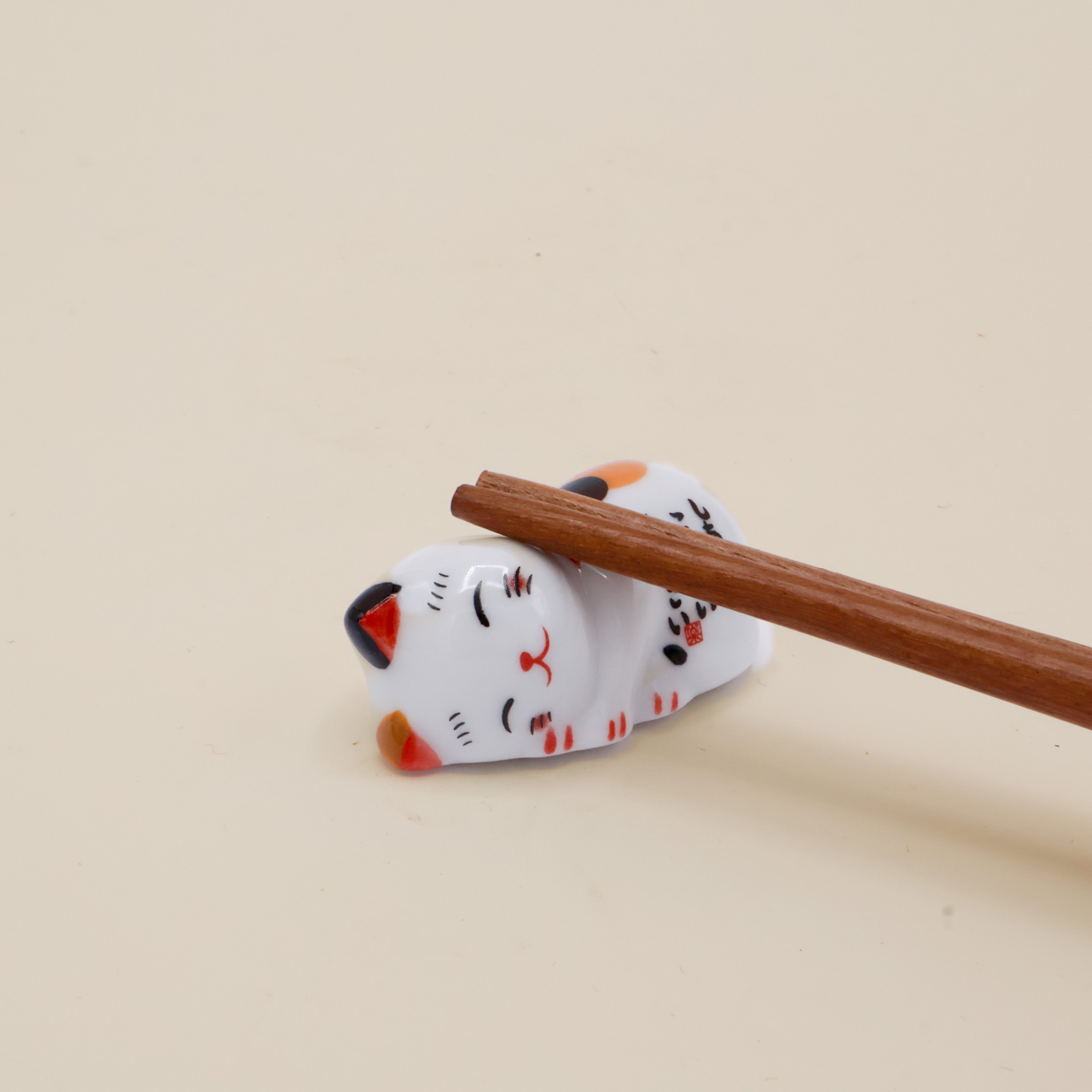 Chopstick holder - Sleeping cat