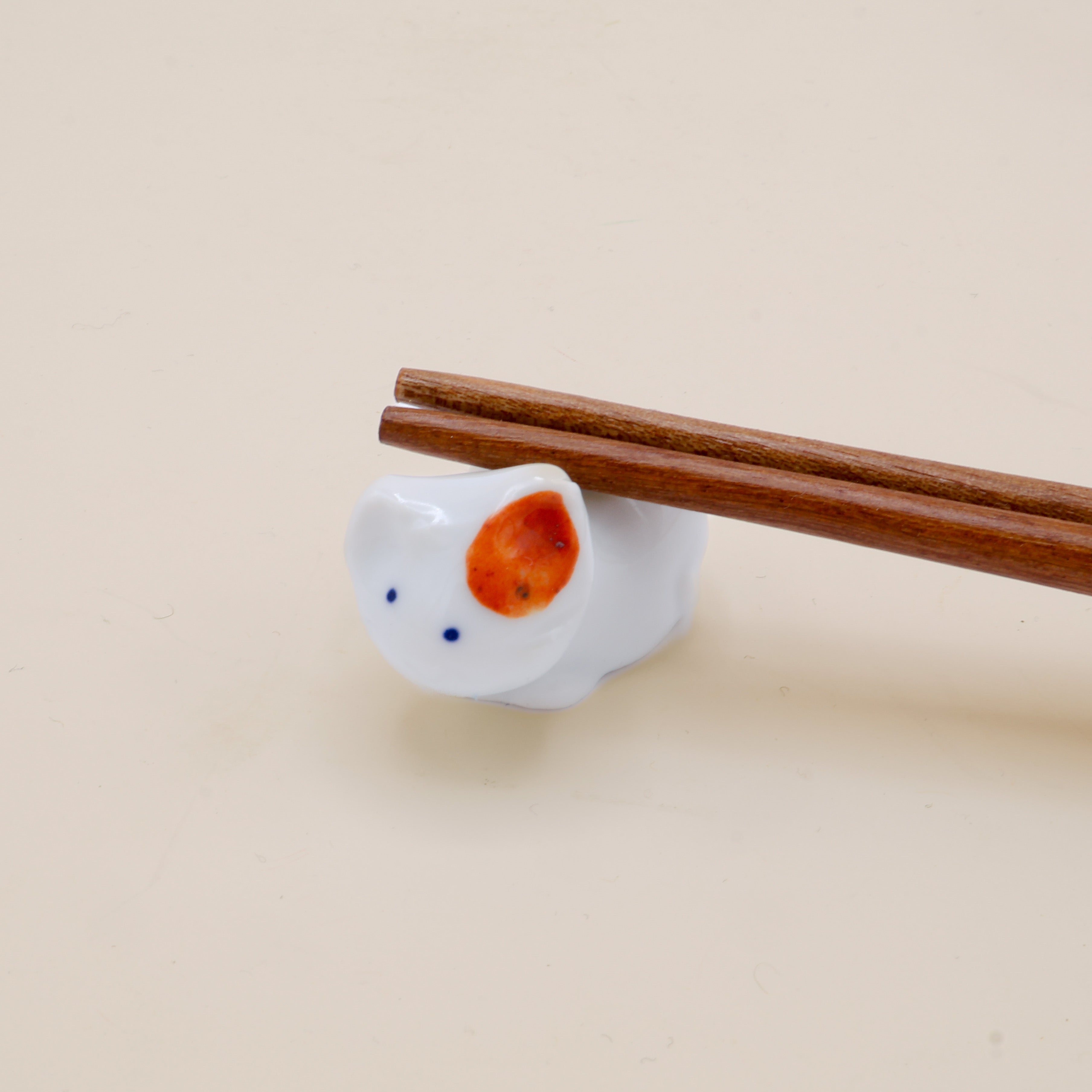 Chopstick holder - cat with spots (several variants)