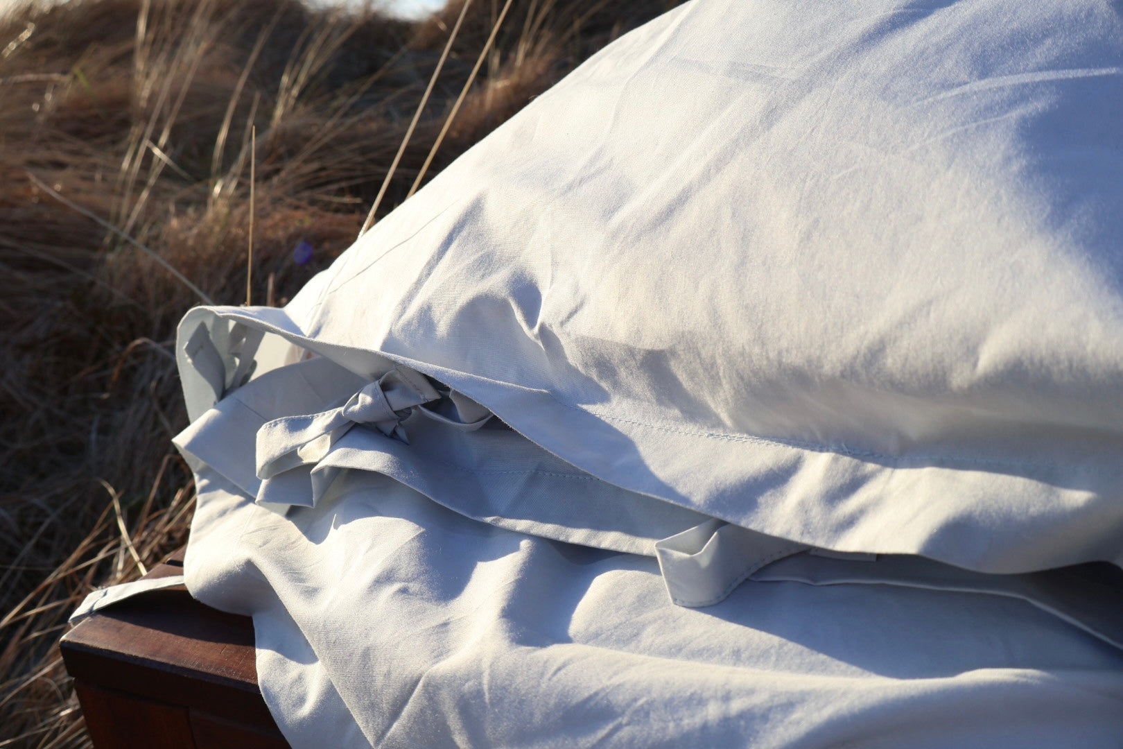 Stone Washed Dusty Blue duvet cover - Geismars