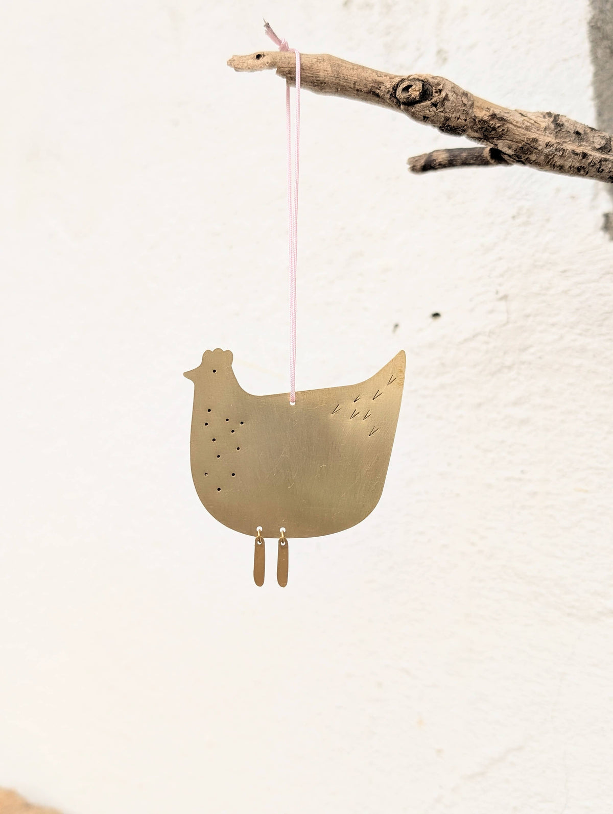 Brass ornament - Chicken