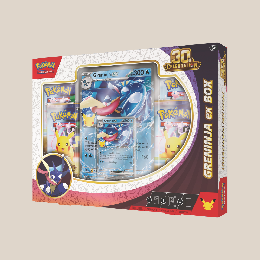 Pokémon "30th Celebration" - Greninja ex box