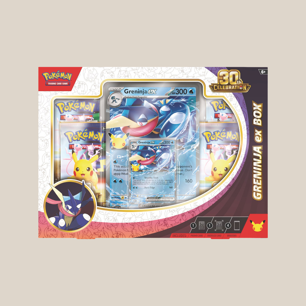 Pokémon "30th Celebration" - Greninja ex box