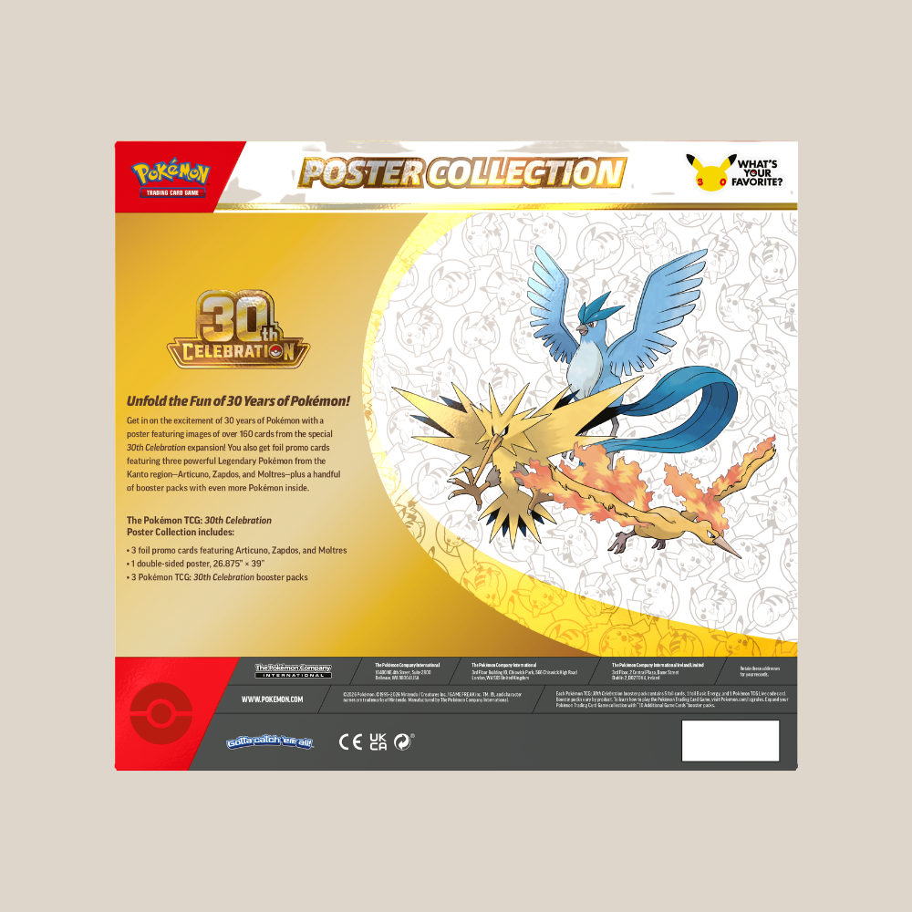 Pokémon "30th Celebration" - Poster Collection