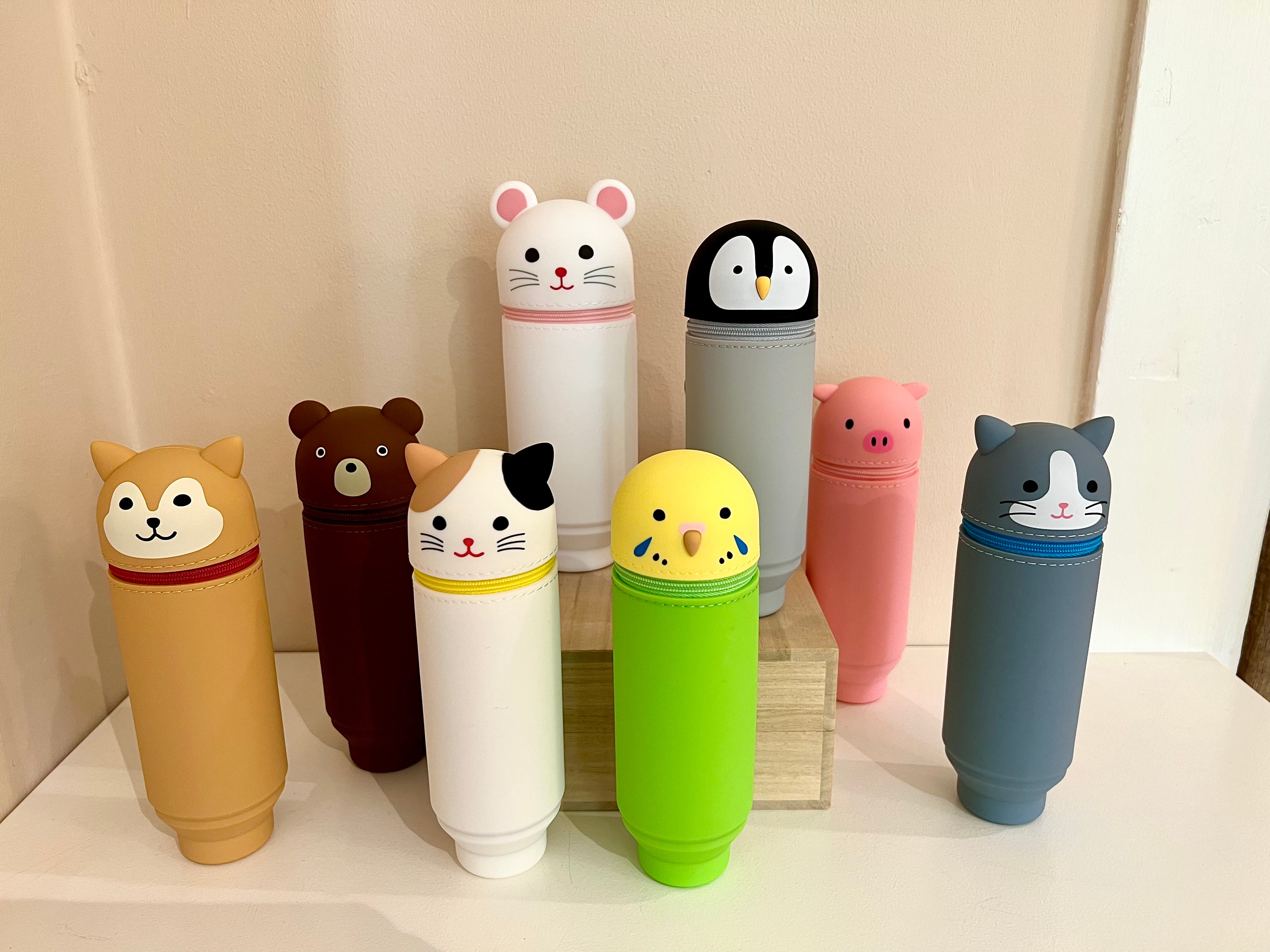 Pen houses with different animals
