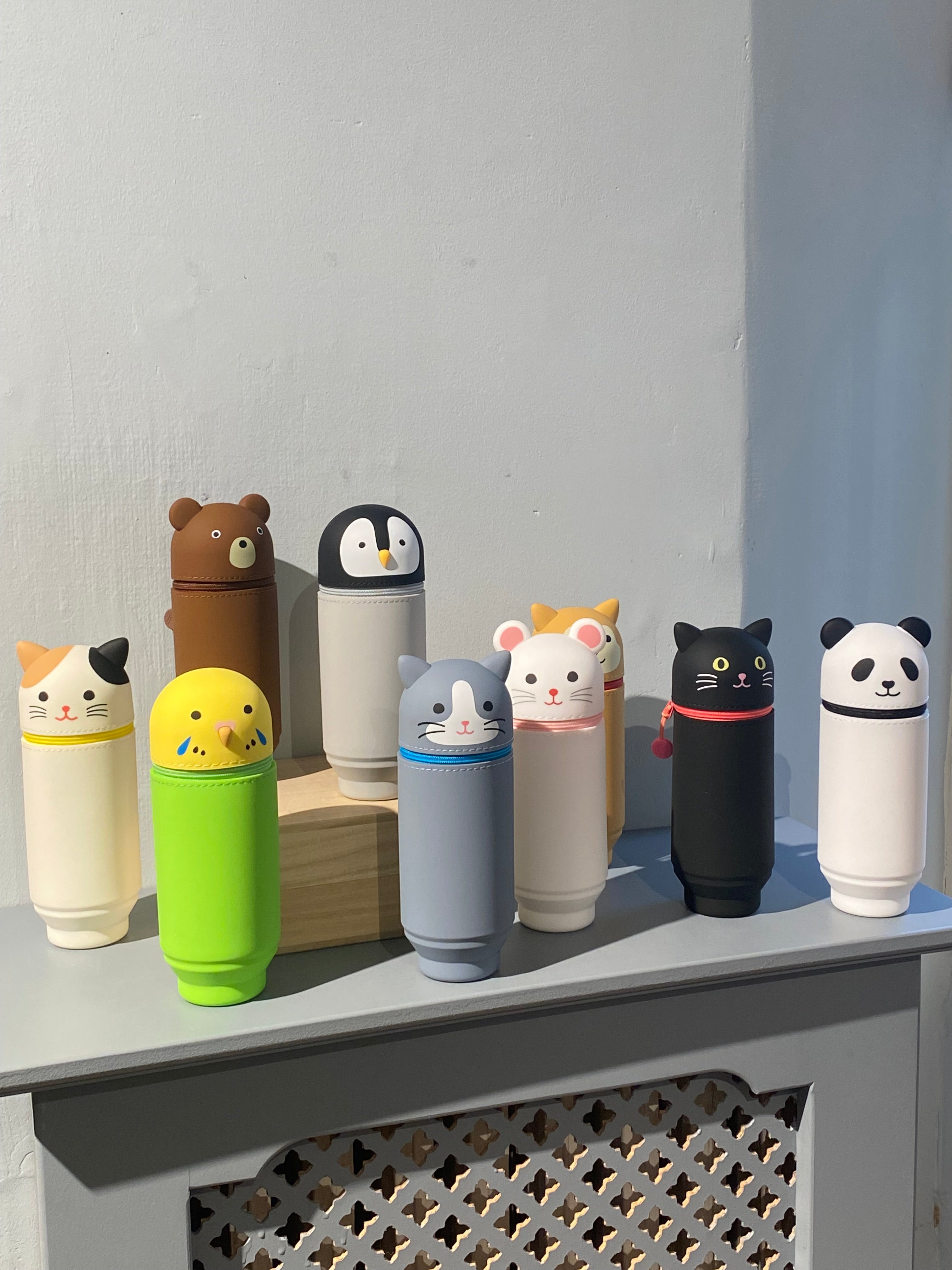 Pen houses with different animals