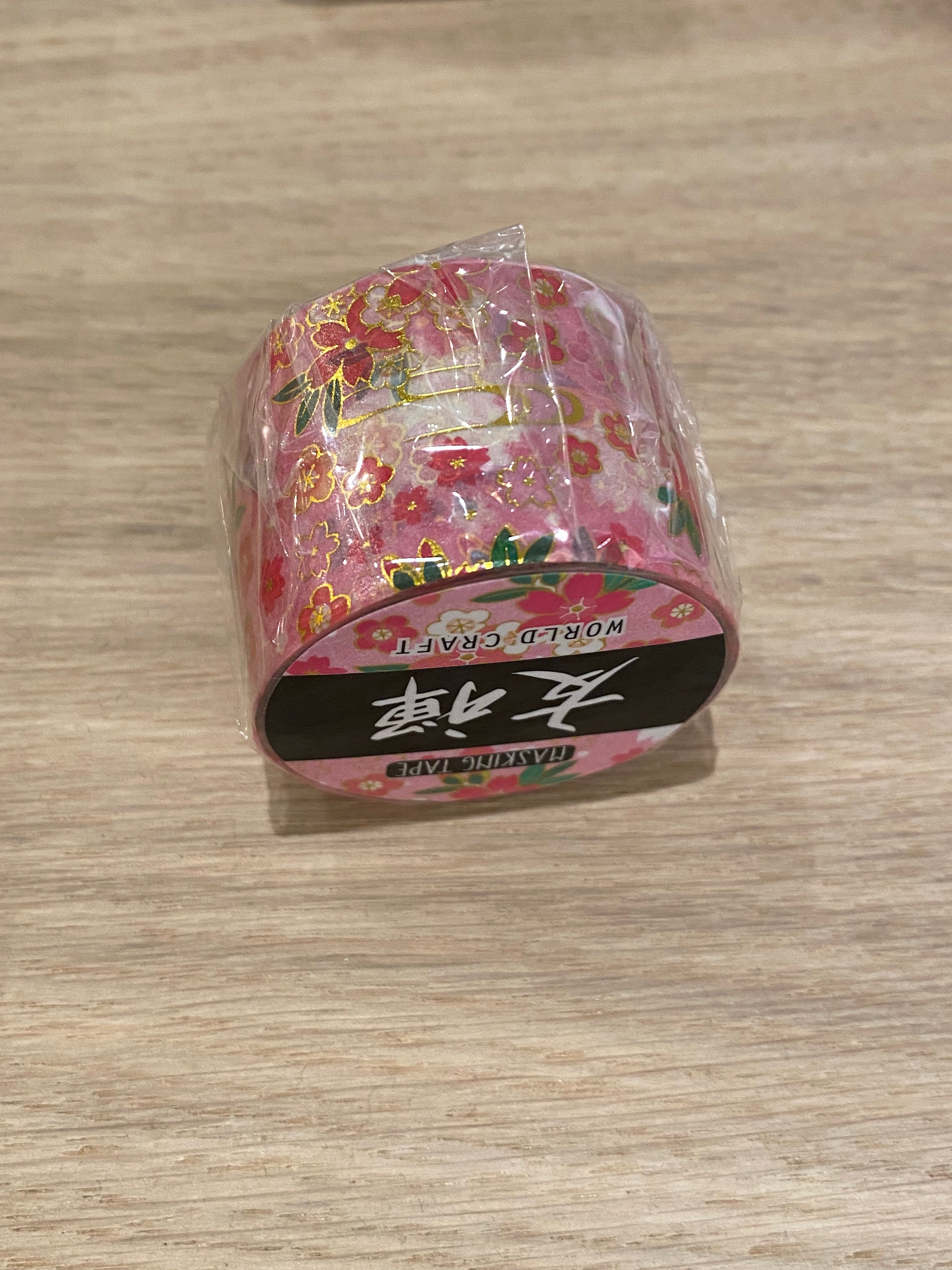 Wide decorative tape with various motifs